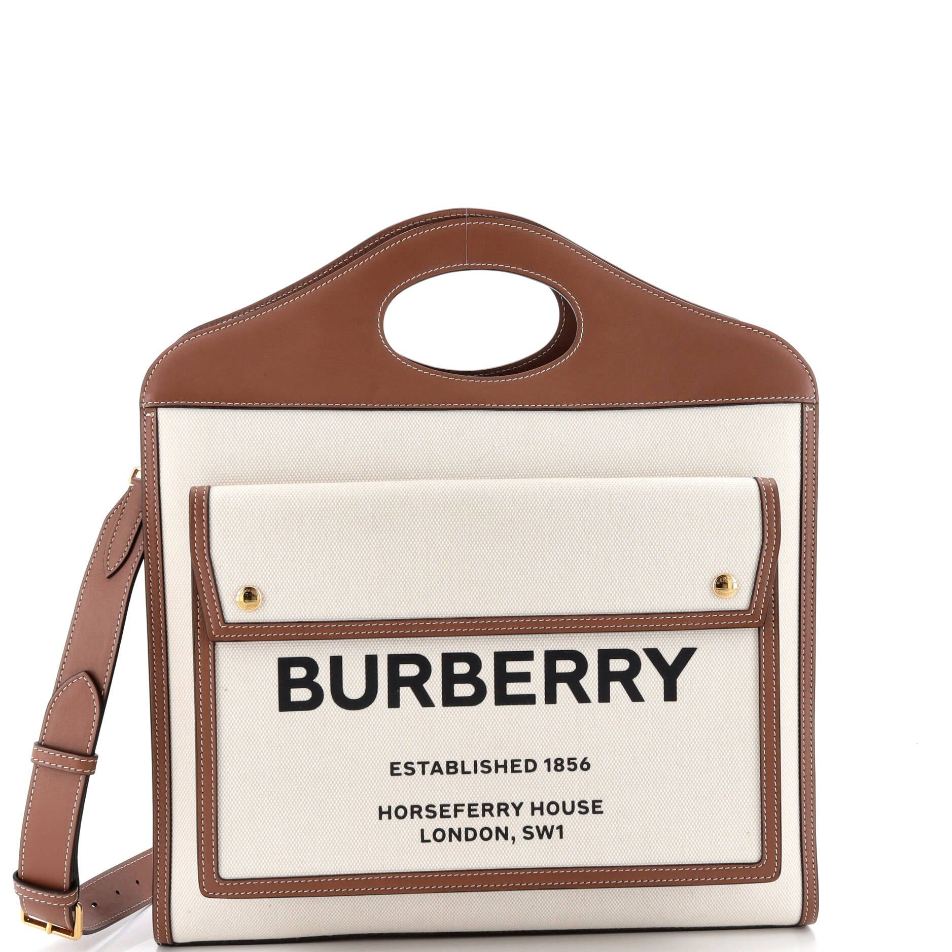 Burberry Logo Pocket Tote Size ONE SIZE - 1 Thumbnail