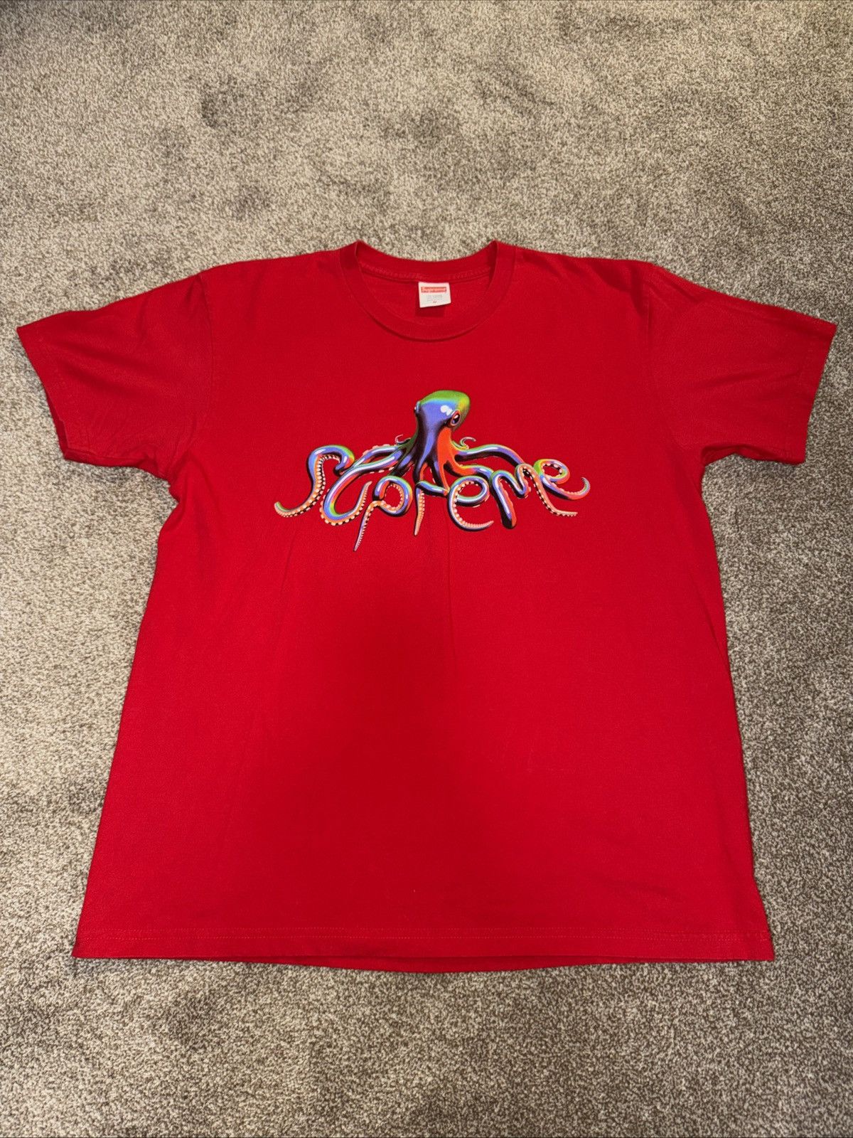 Supreme Supreme Tentacles Tee Shirt Red Size Medium Size US M / EU 48-50 / 2 - 1 Thumbnail