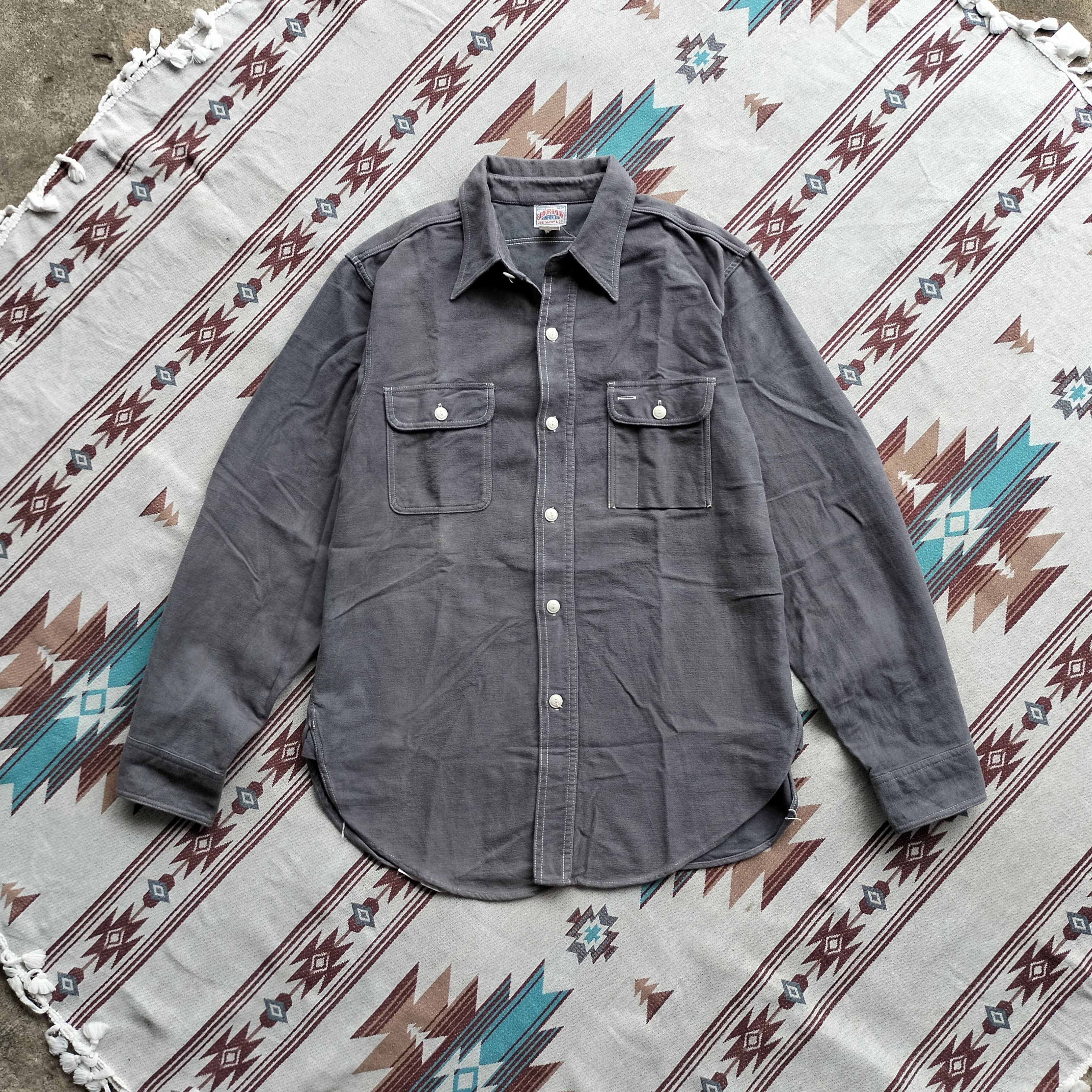 The Real McCoy's 8 hour Union Joe Mccoy Ls shirt / japanese brand