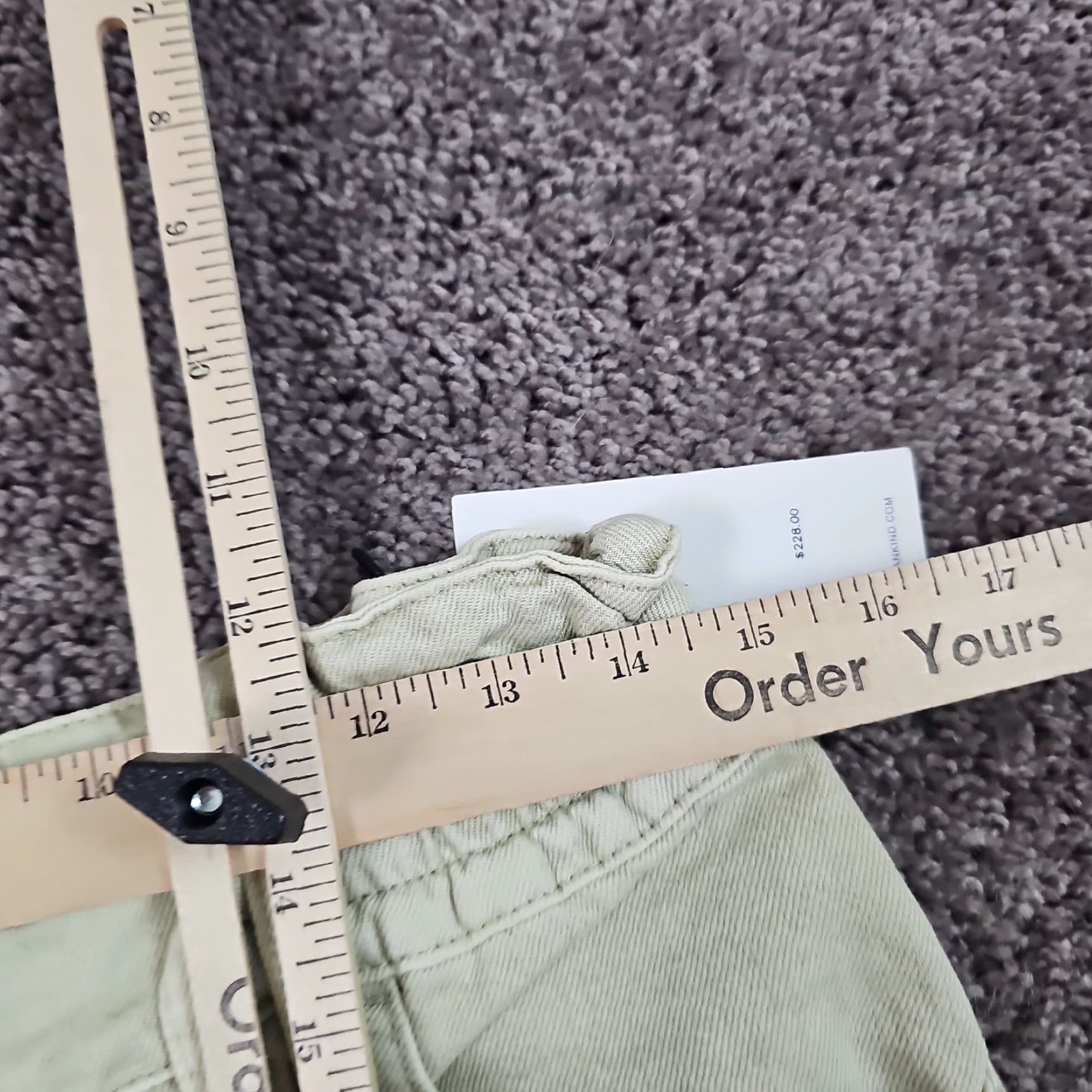 7 For All Mankind 7 For All Mankind Jeans Women Paperbag Style High Rise Elastic Waist Green 27 28x27 Denim Cotton 100% Inseam 27 in Regular Fit Size 27" / US 4 / IT 40 - 5 Thumbnail
