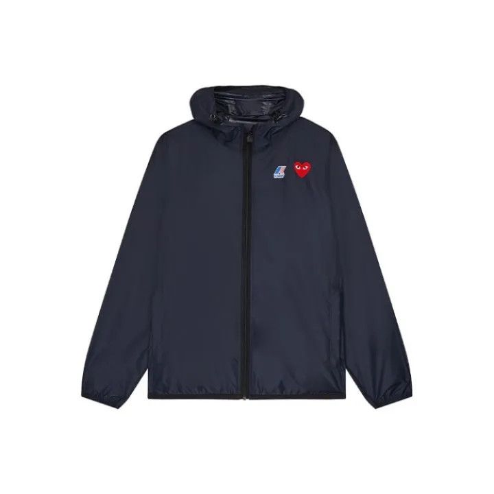 Comme des Garcons Comme des Garcons Play x K-Way Hooded Jacket 0079 Size US XL / EU 56 / 4 - 1 Thumbnail