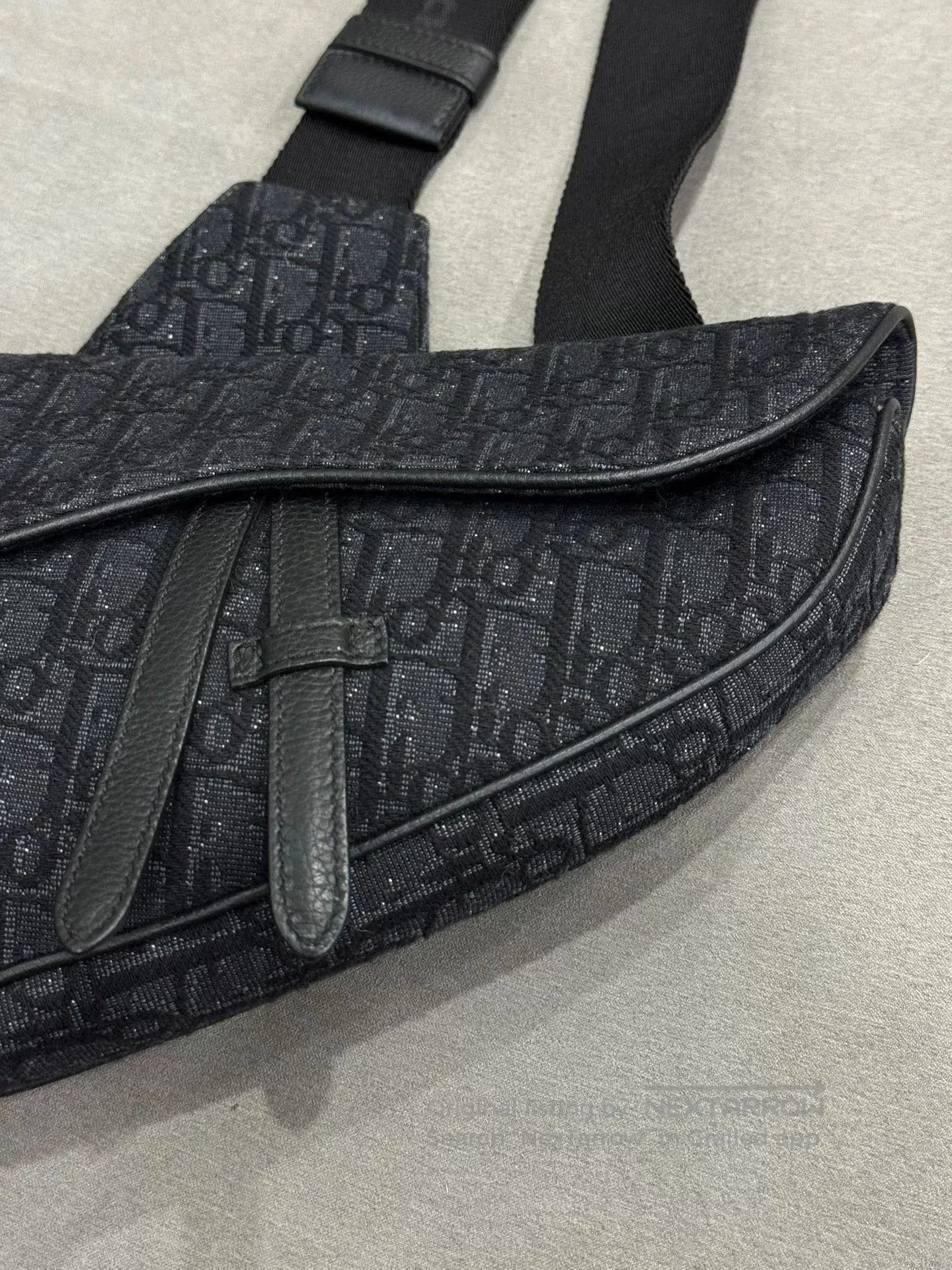 Dior black dior saddle bag secondhand. Size ONE SIZE - 5 Thumbnail