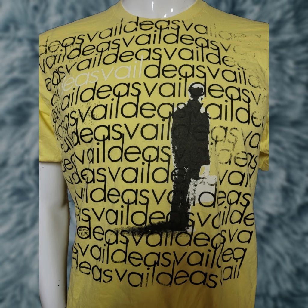 American Apparel VINTAGE Deas Vail T Shirt L American Apparel 100% Cotton Yellow Short Sleeve Graphic Tee Mens Music Size US L / EU 52-54 / 3 - 1 Thumbnail