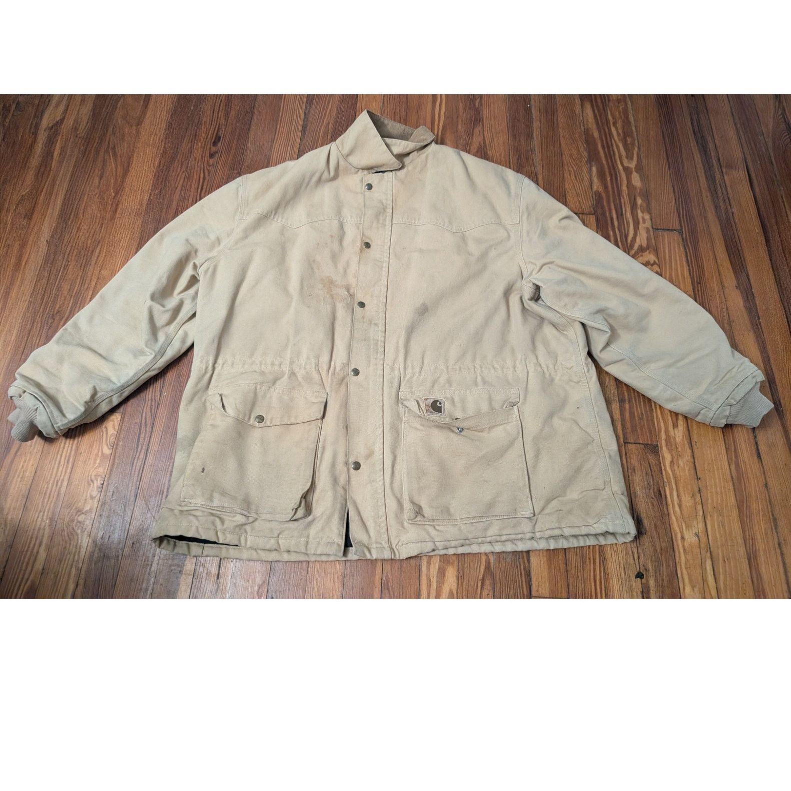 Carhartt Carhartt VTG Chore Field Jacket Quilted Lined C08WET 2XL Size US XXL / EU 58 / 5 - 1 Thumbnail
