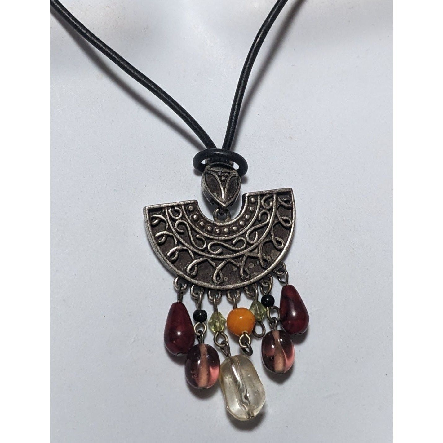 Other Retro Bohemian Glass Tassel Pendant Necklace Size ONE SIZE - 8 Thumbnail