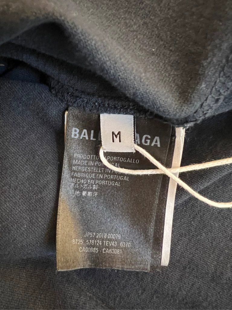 Balenciaga Balenciaga Letter T-shirt with round neck and short sleeve Size US M / EU 48-50 / 2 - 4 Thumbnail