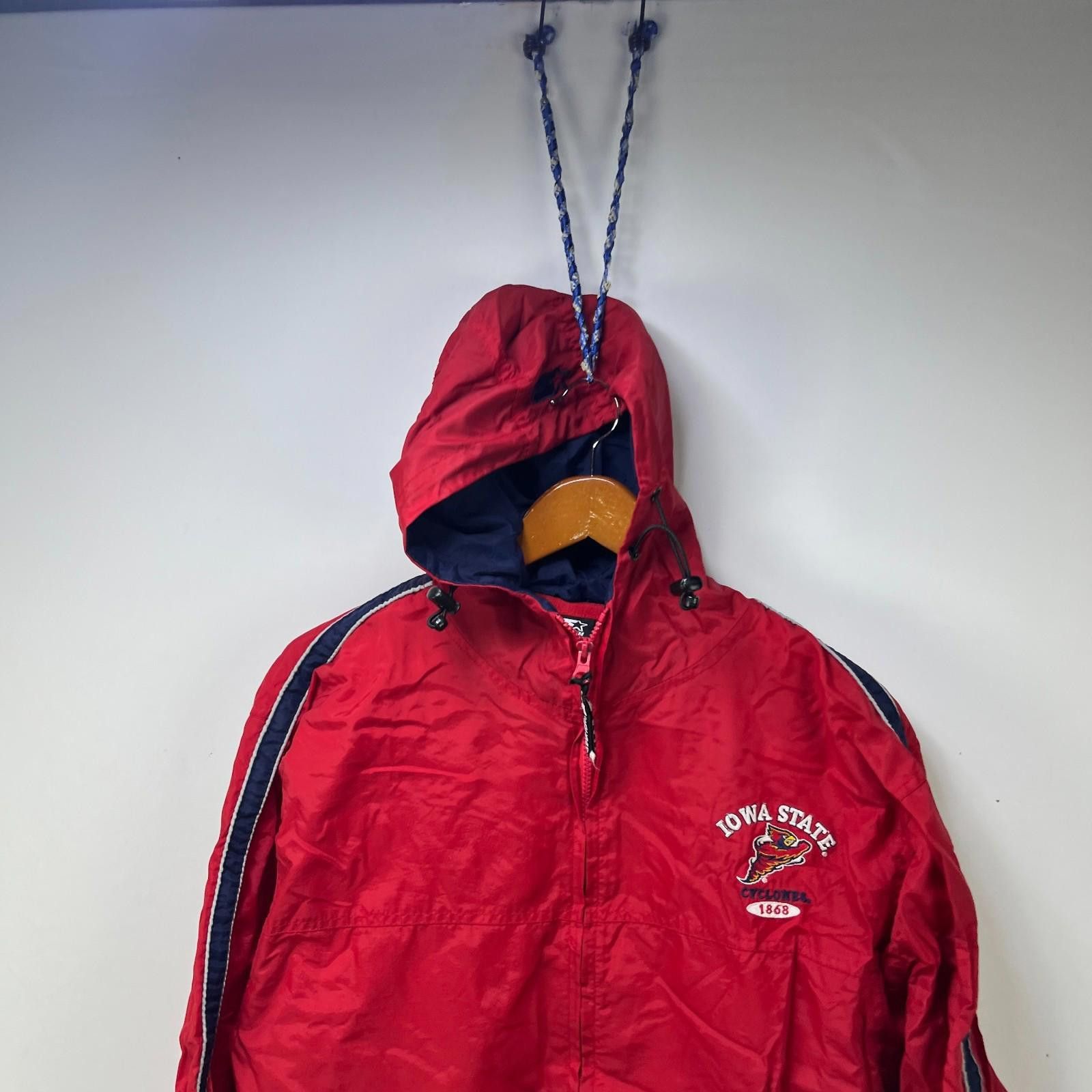 Starter Vintage Iowa State Cyclones Starter Windbreaker Jacket Large Size ONE SIZE - 2 Thumbnail