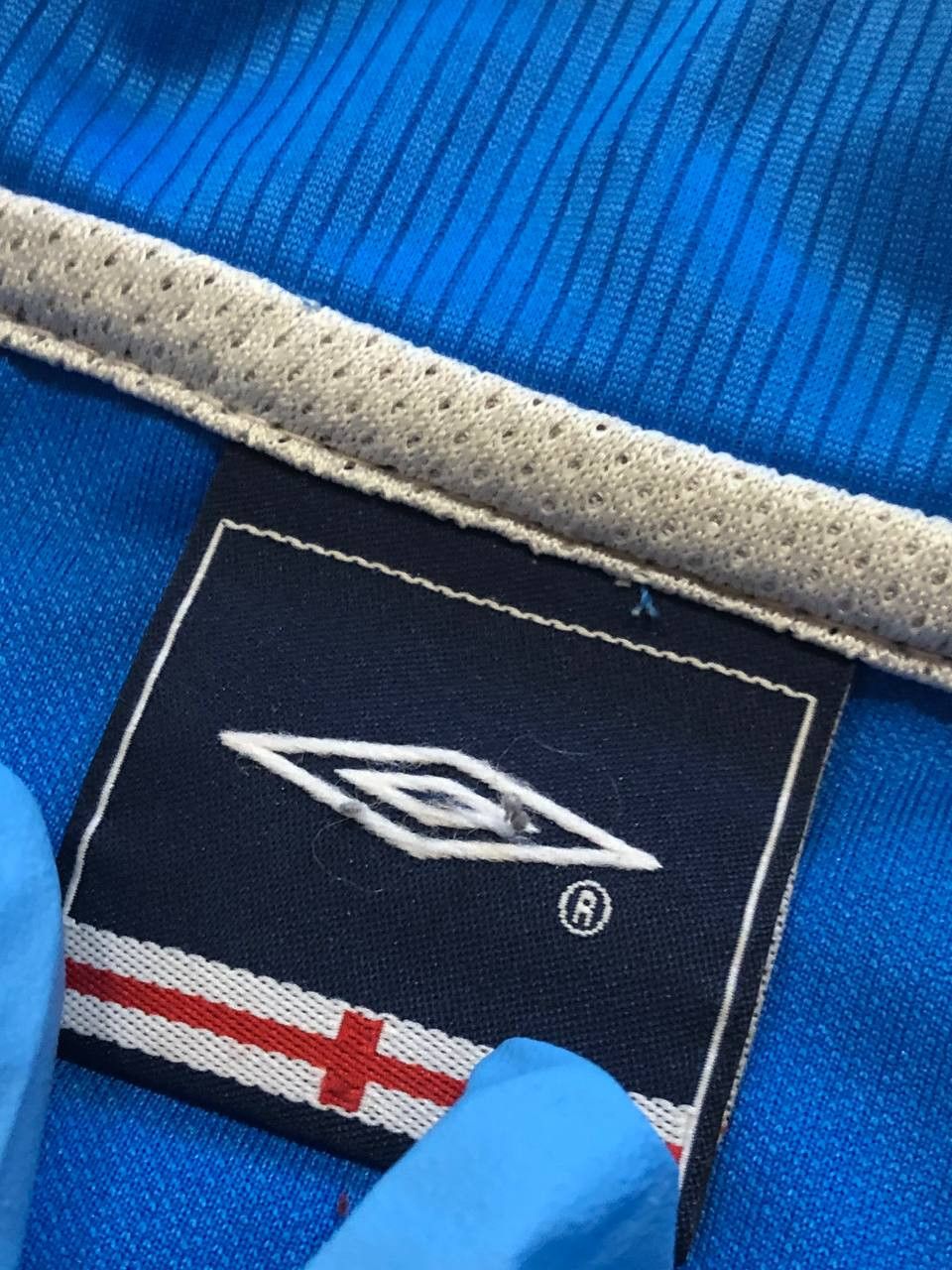 Umbro Vintage Umbro blue T-Shirt Y2K football England Jerseys Size US L / EU 52-54 / 3 - 2 Thumbnail