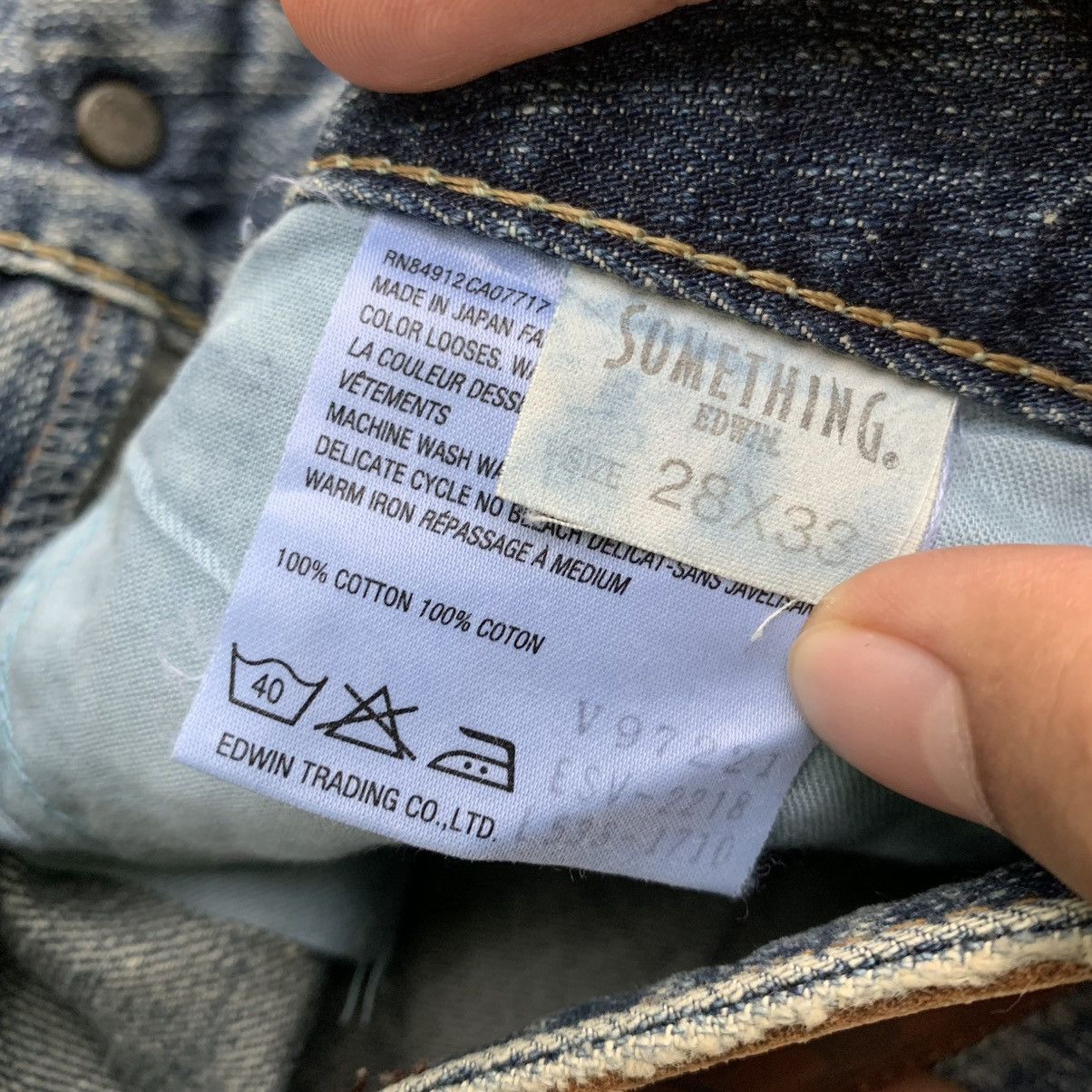 Japanese Brand × Vintage Y2K Rare Japanese Brand Edwin Venus Distressed Flared Jeans Size 28" / US 6 / IT 42 - 7 Thumbnail