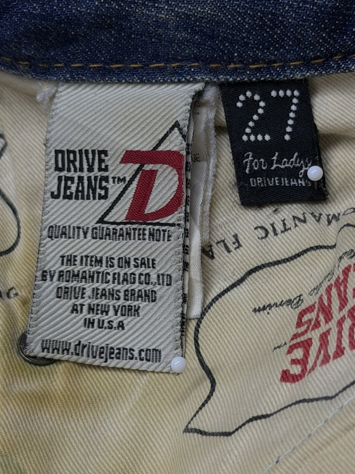 Japanese Brand Exotic Vintage Denim Drive Falcon 7.0 Limited Edition | W31 Size 31" - 13 Thumbnail