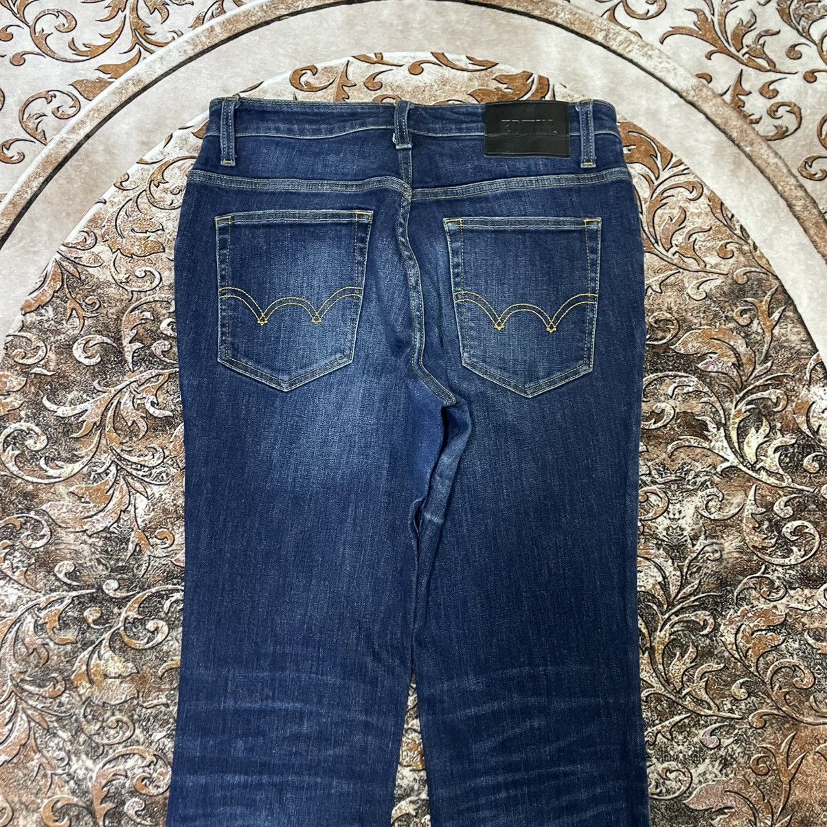 Edwin 🔥Vintage Edwin Black Tab Stoned Washed Distress Flare Jeans Size US 31 - 5 Thumbnail