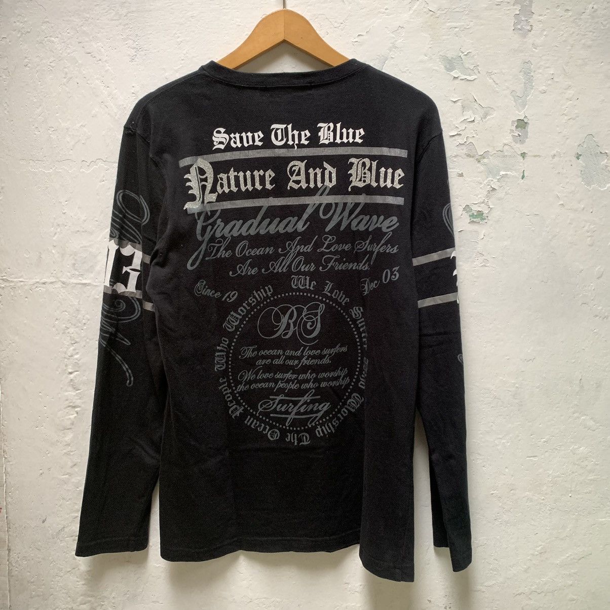 Beauty Beast Gothic Poem Y2K Long Sleeve Beach Sound Japanese Size US L / EU 52-54 / 3 - 2 Thumbnail