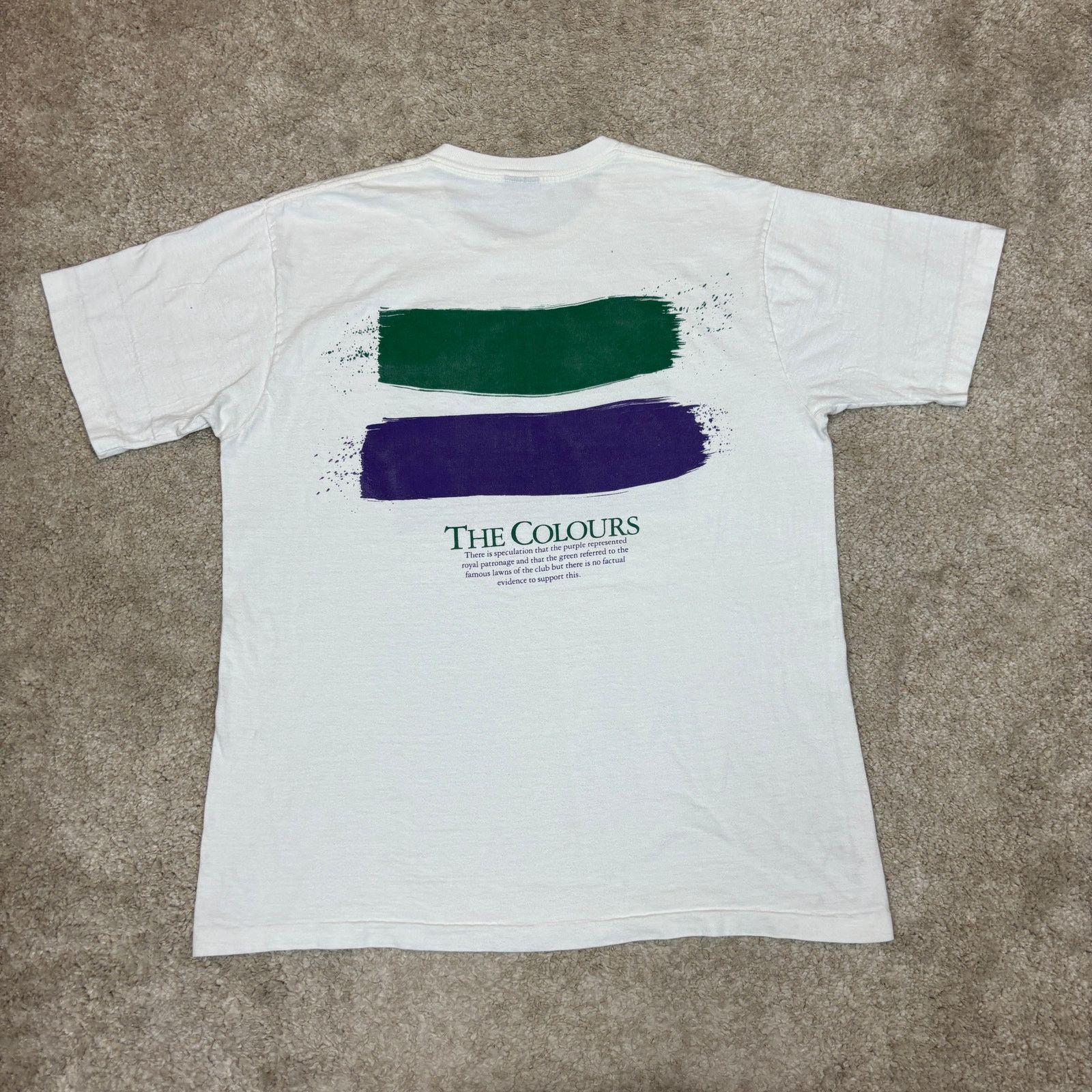 Nike VTG 80s Nike John McEnroe Wimbledon Challenge Court Shirt L Size US L / EU 52-54 / 3 - 3 Thumbnail
