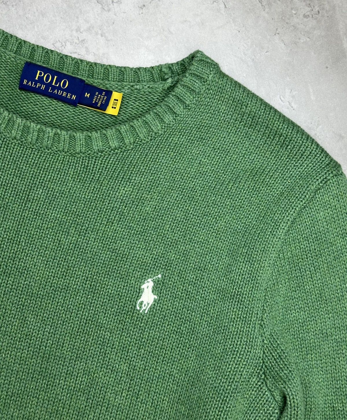 Polo Ralph Lauren Polo Ralph Lauren Women’s Knit Sweater – Green – Size M Size M / US 6-8 / IT 42-44 - 3 Thumbnail