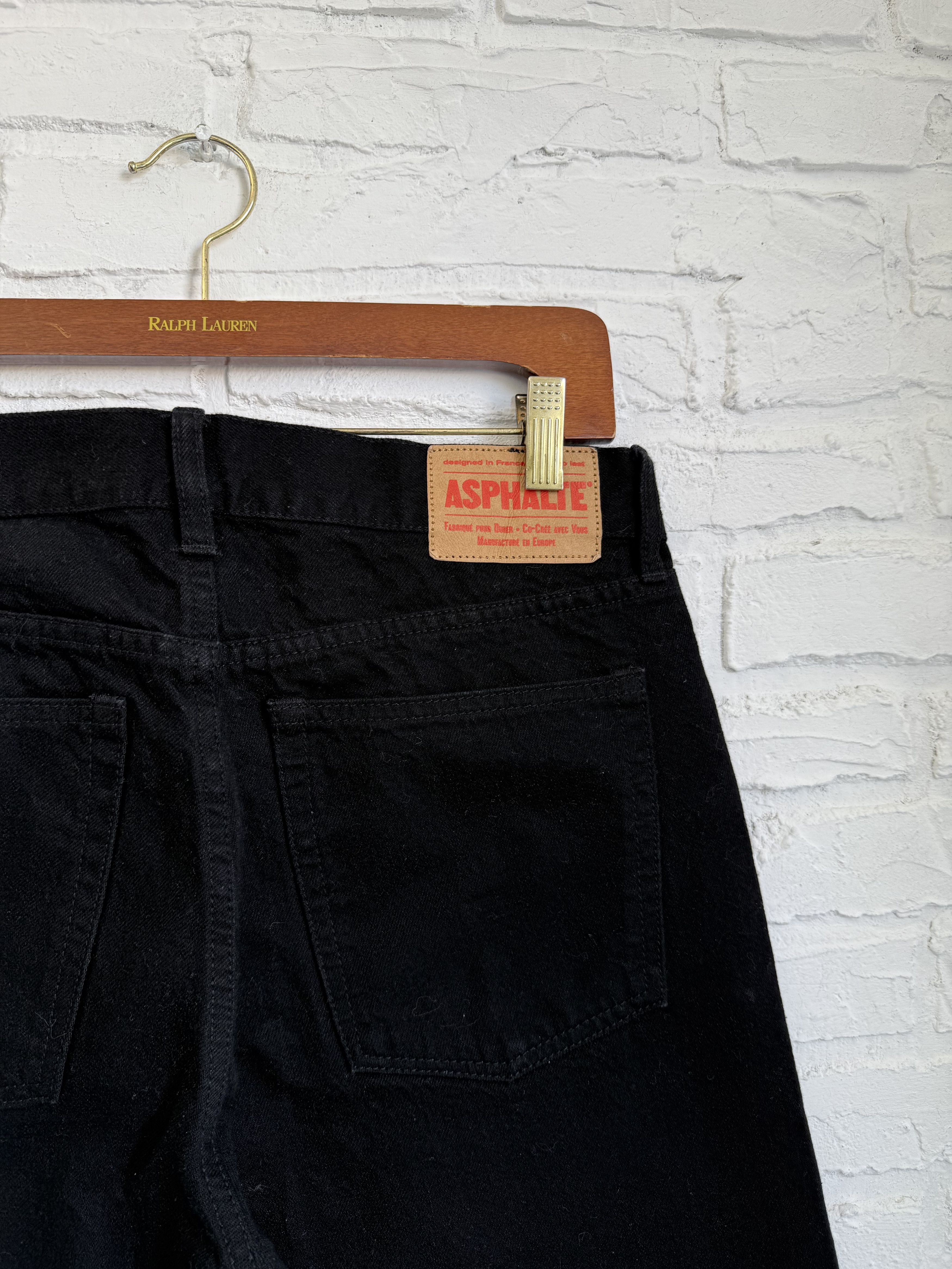 Japanese Brand Asphalte black selvedge Japanese jeans Size US 32 / EU 48 - 5 Thumbnail