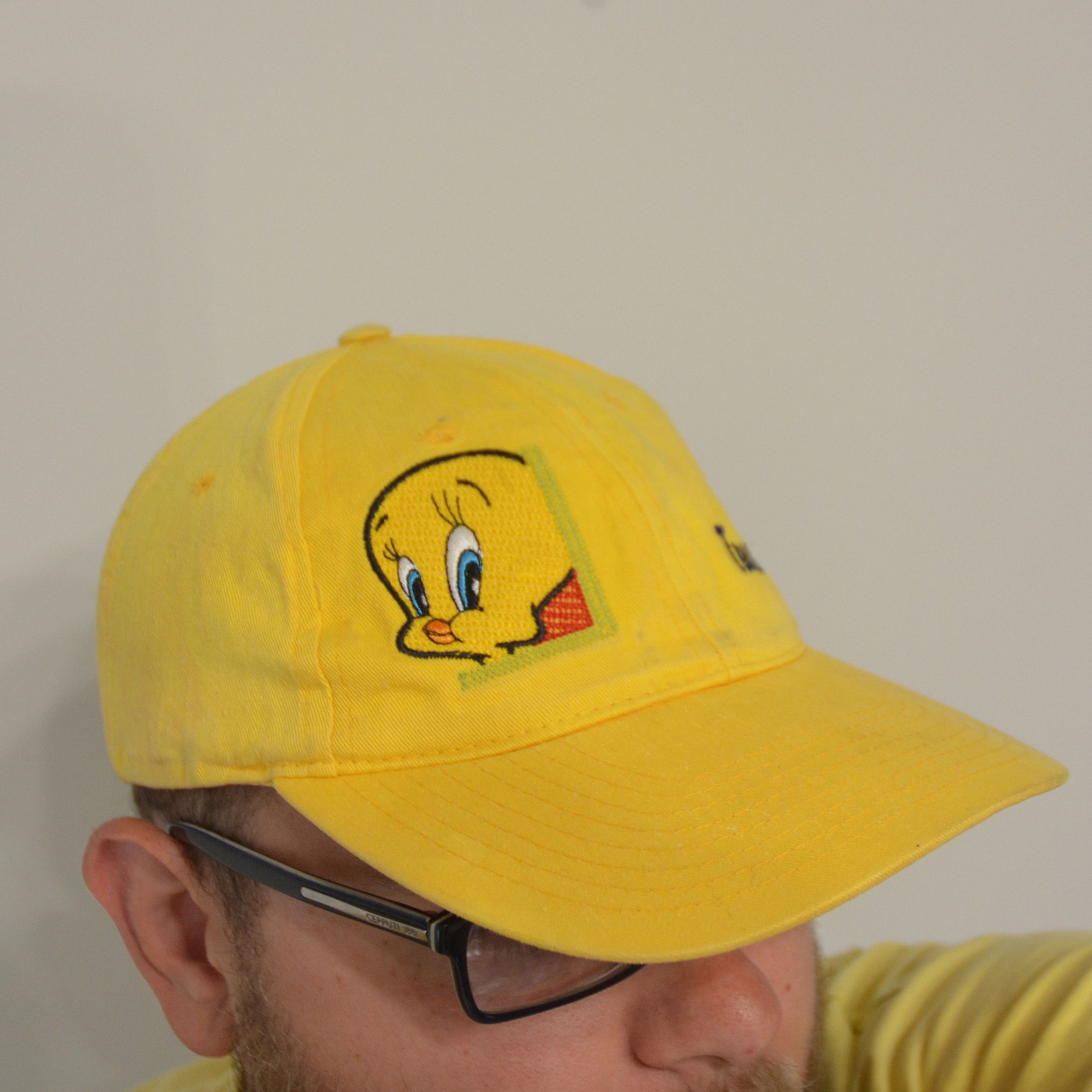 Cartoon Network Vtg Looney Tunes Trucker Snapback Cap TWEETY BIRD SYLVESTER Size ONE SIZE - 13 Thumbnail