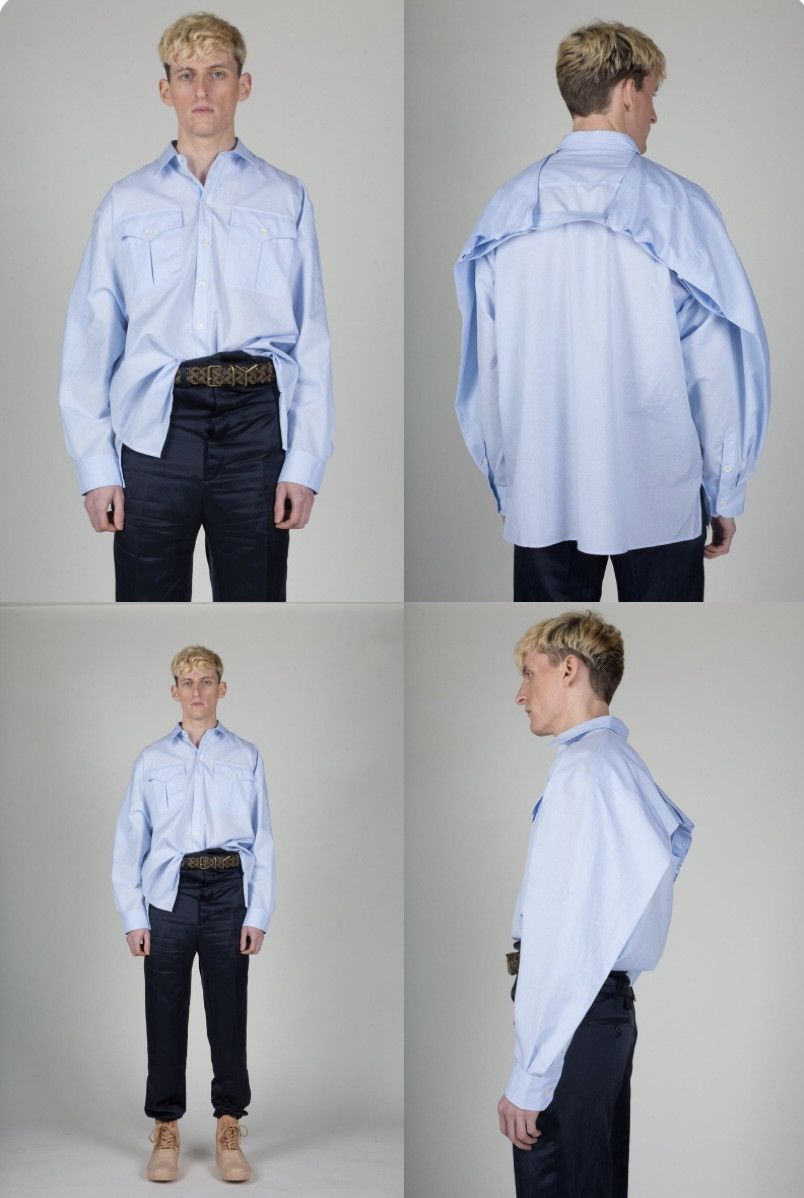 Y/Project Y/project Military Belted Boxy Shirt Size US S / EU 44-46 / 1 - 11 Thumbnail