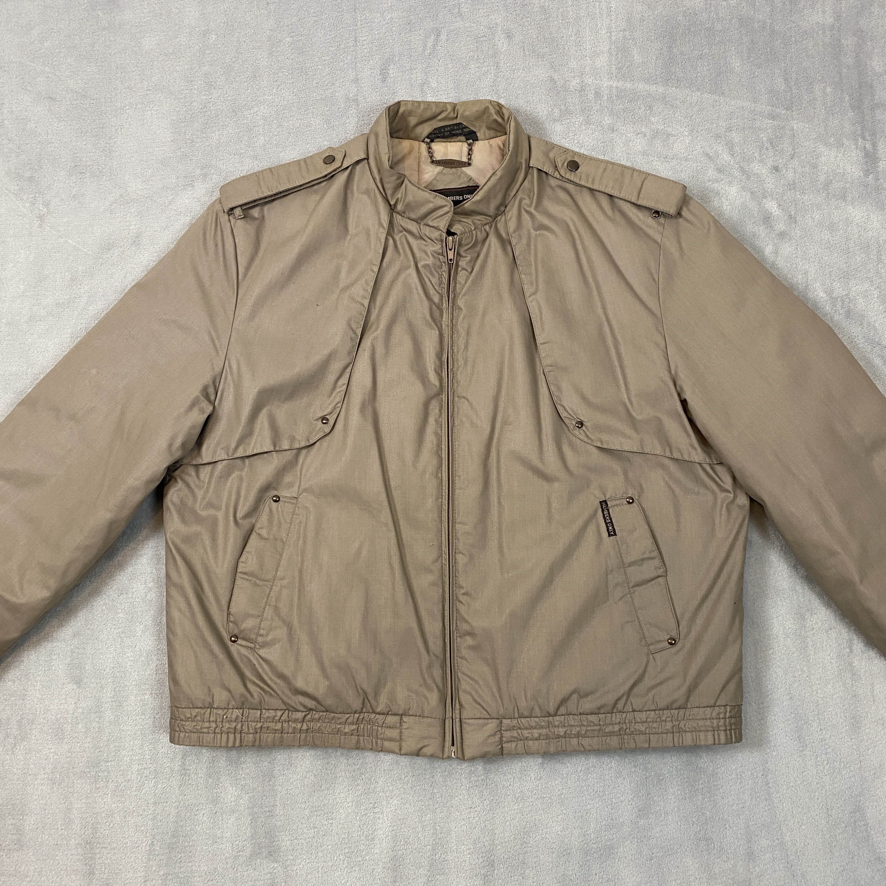 Members Only × Vintage Insulated Bomber Jacket Men XL Lined Full Zip Pockets Size US XL / EU 56 / 4 - 1 Thumbnail