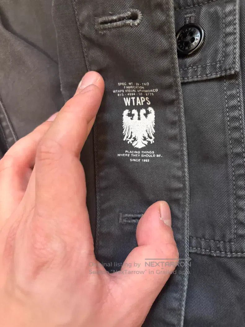 Wtaps Wtaps Black Four-Pocket Shirt Size US M / EU 48-50 / 2 - 4 Thumbnail