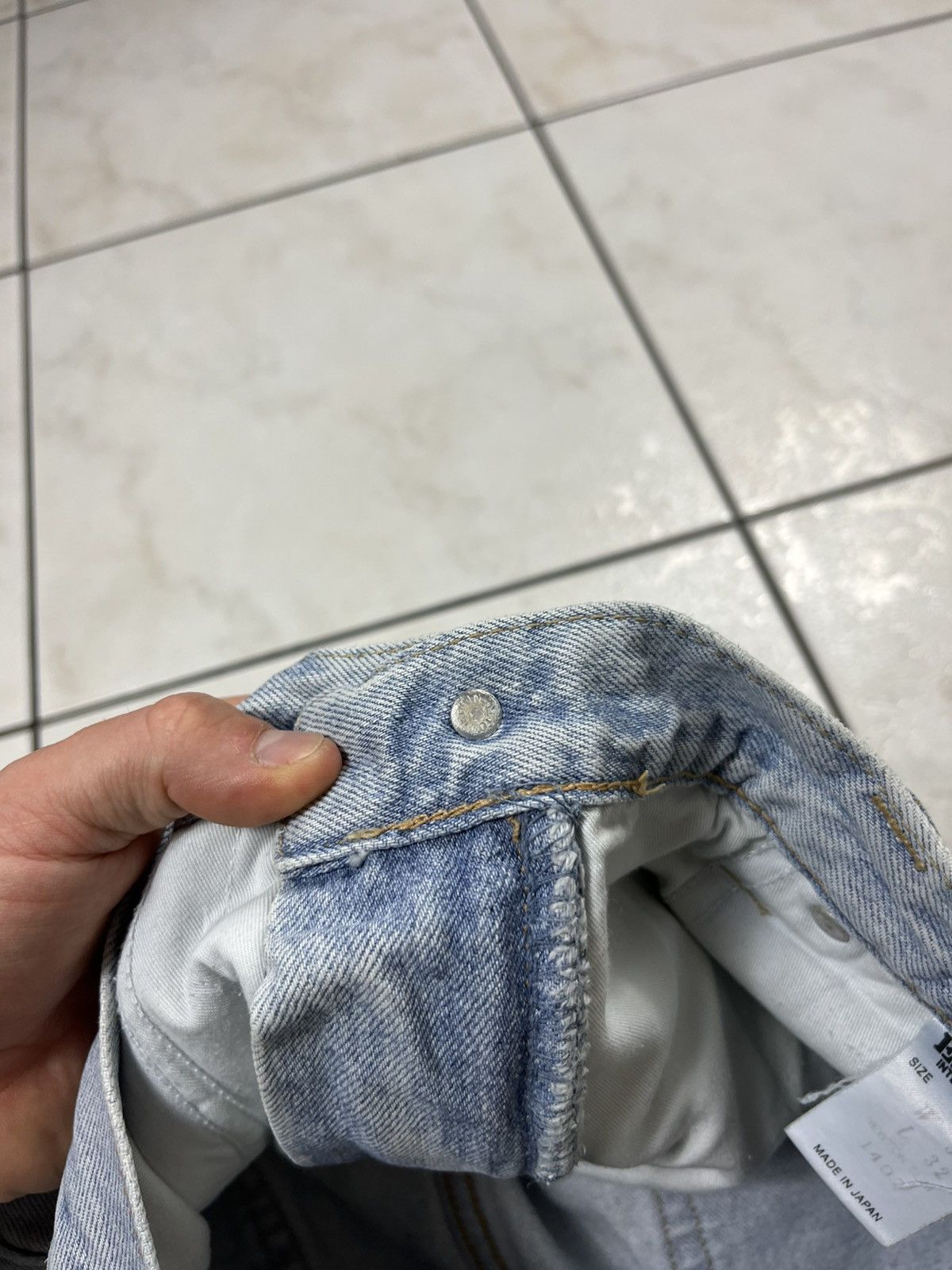 Edwin × Vintage Vintage Edwin newton slim baggy distressed denim pants jeans Size US 34 / EU 50 - 20 Thumbnail