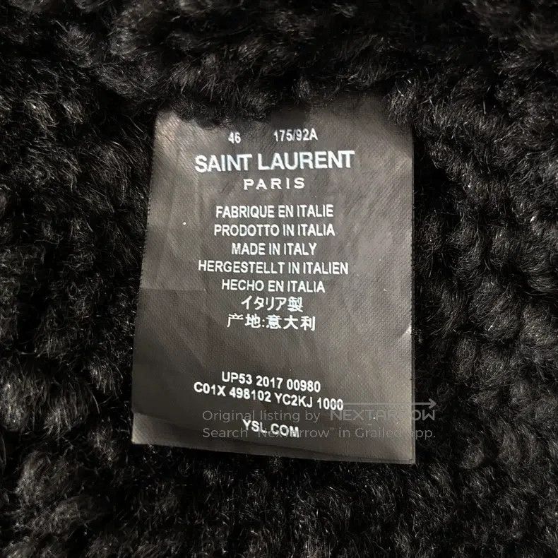 Saint Laurent Paris Saint Laurent Paris Leather and Fur Jacket Size US S / EU 44-46 / 1 - 5 Thumbnail
