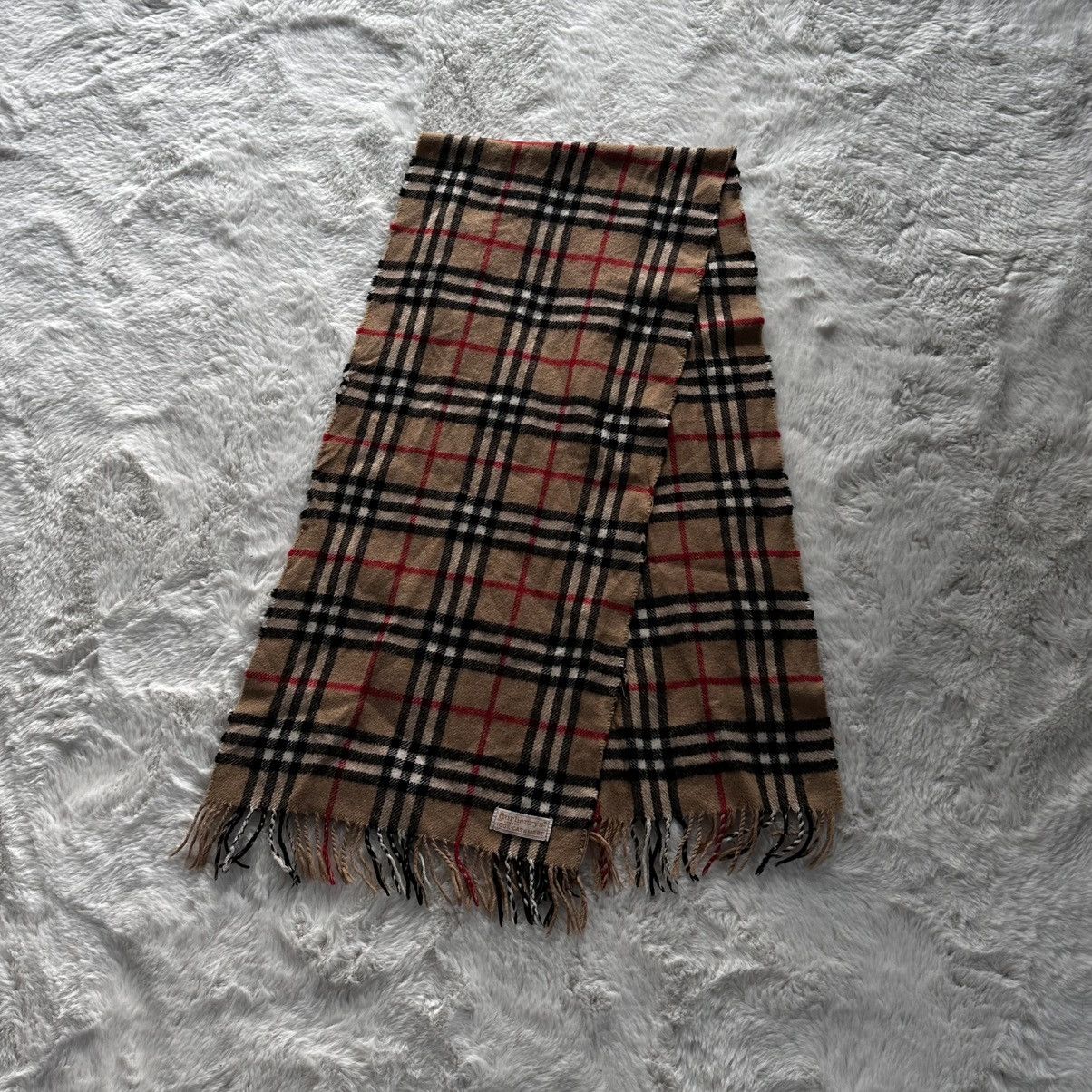 Burberry vintage burberrys luxury cashmere scarf Size ONE SIZE - 1 Thumbnail