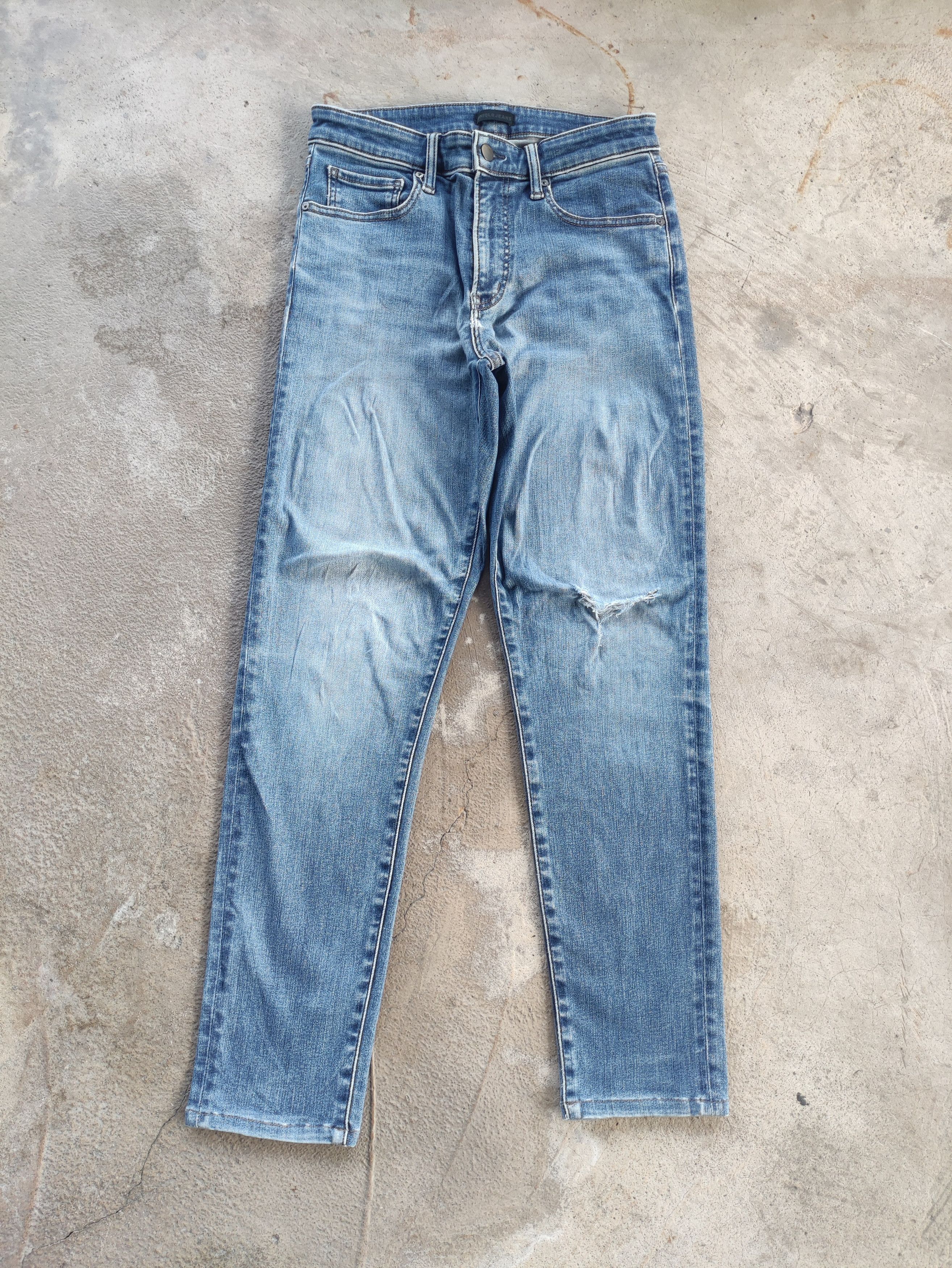 Japanese Brand Vintage Japanese Denim Distressed Faded Jean Size US 29 - 1 Thumbnail