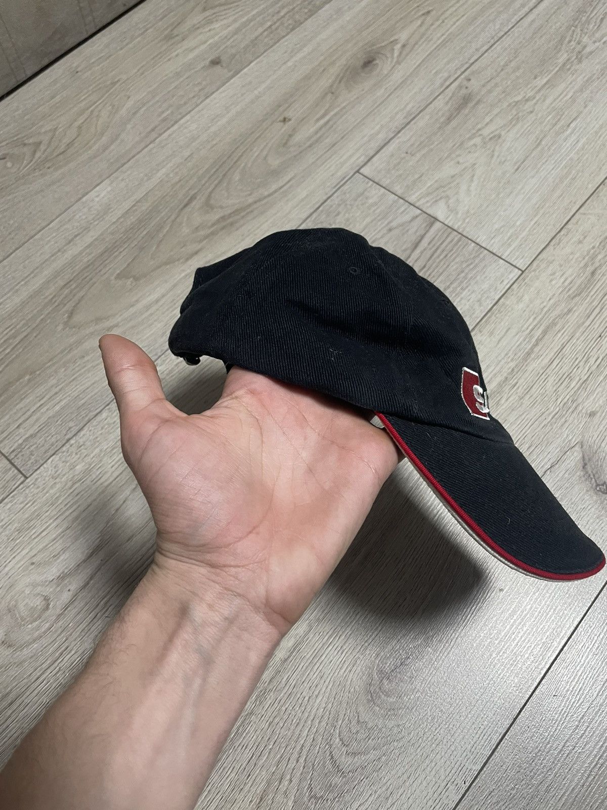 Audi Vintage Audi S Line Cap Black Red Trim Motorsport Hat Size ONE SIZE - 2 Thumbnail