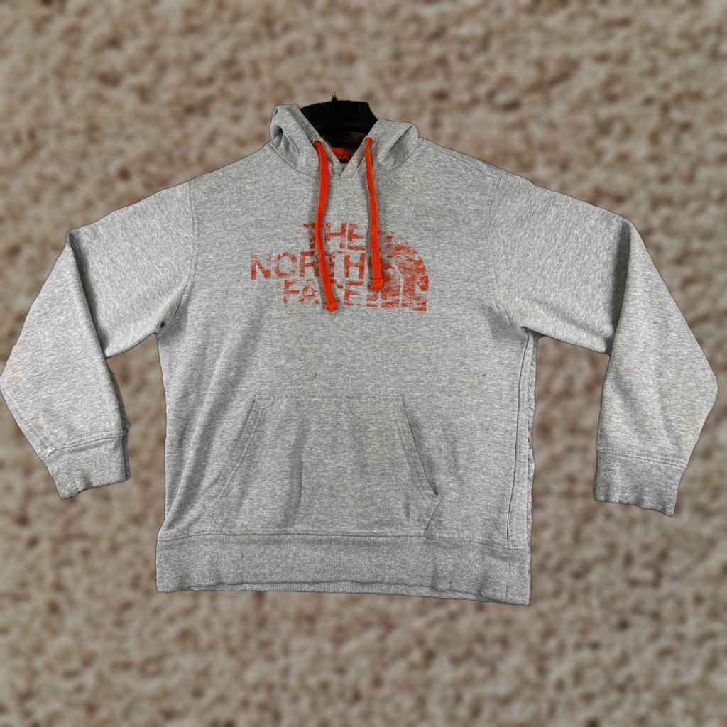 The North Face VINTAGE The North Face Hoodie Adult Medium Blue Pullover Pocket Mens Size US M / EU 48-50 / 2 - 1 Thumbnail