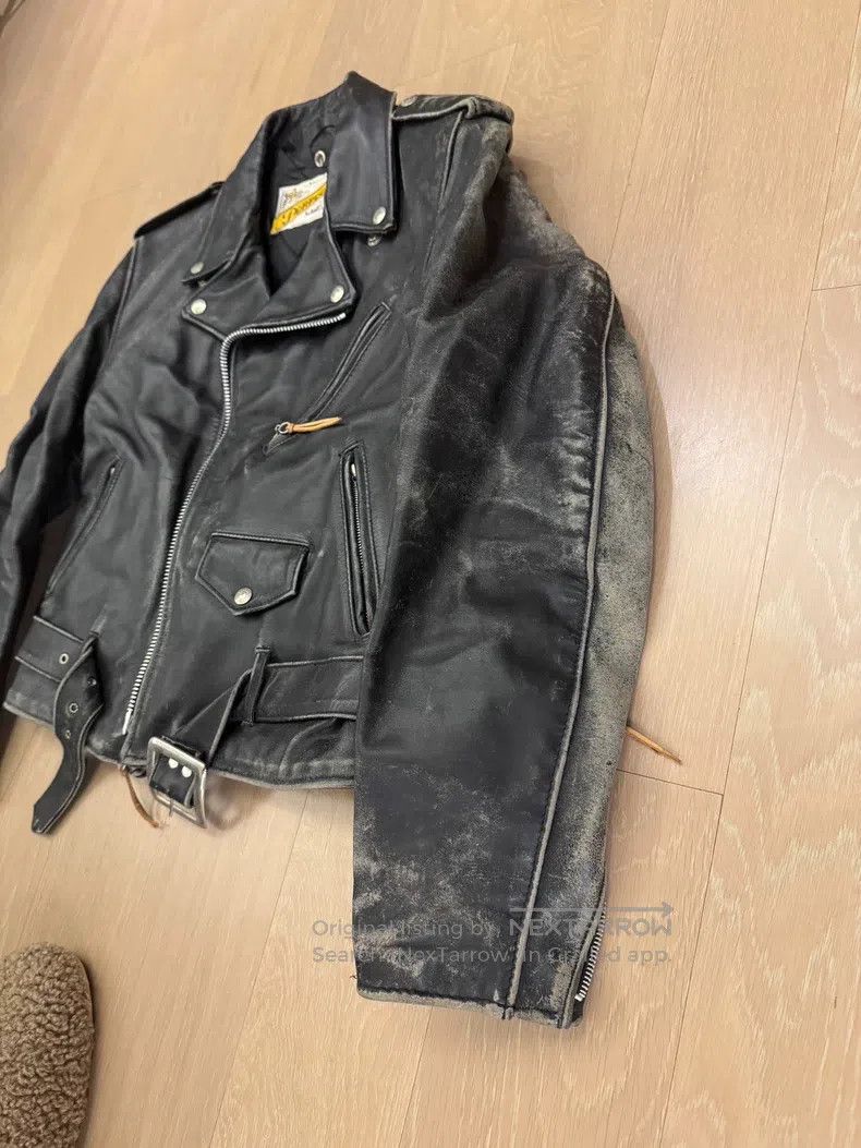 Schott Schott Leather coat Size US L / EU 52-54 / 3 - 2 Thumbnail