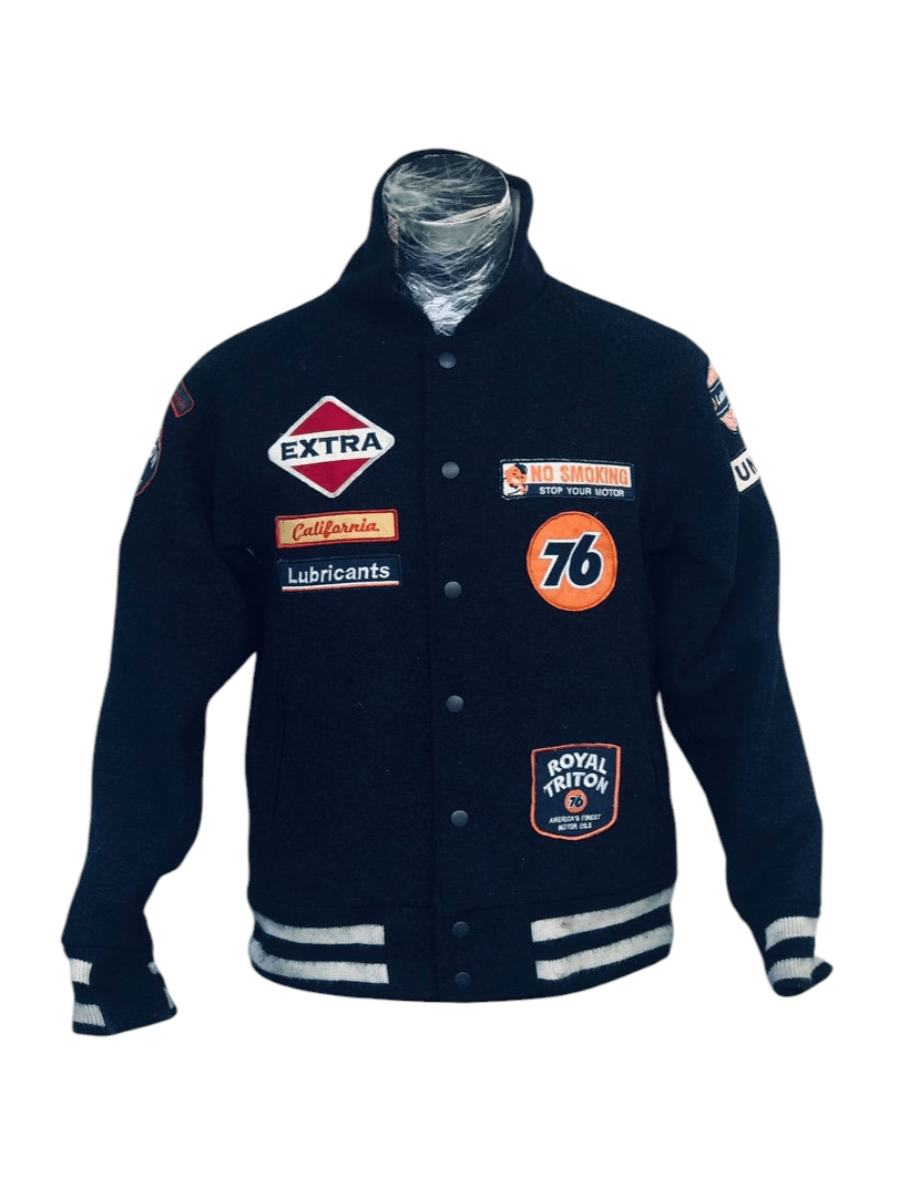 Vintage Vintage 76 Lubricants Wool Varsity Size US M / EU 48-50 / 2 - 1 Thumbnail