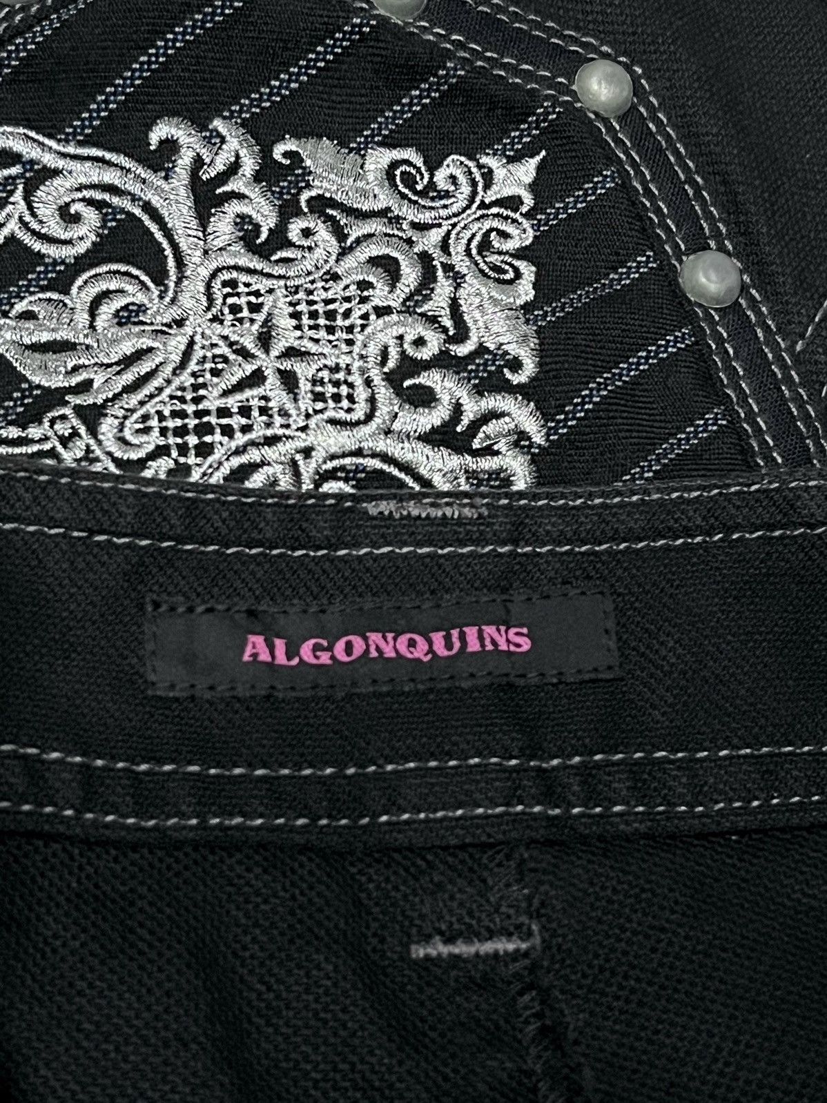 Tribal Streetwear ALGONQUINS Punk Bondage Studded Hybrid Mini Skirt Hot Pants Size 30" / US 8 / IT 44 - 14 Thumbnail
