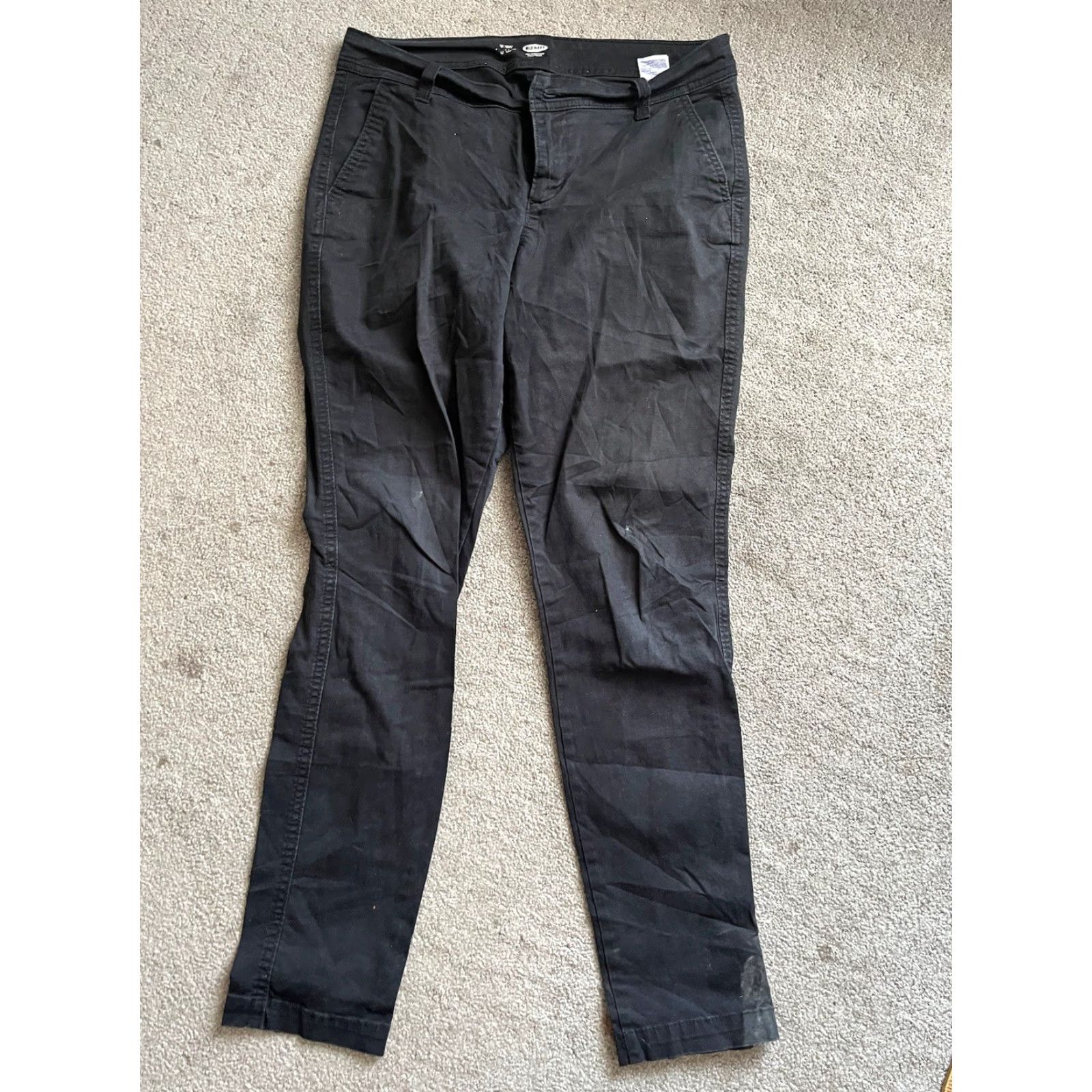 Old Navy Old Navy Black Skinny Stretch Rise Pants Women Size 6 Reg Pockets Size 28" / US 6 / IT 42 - 2 Thumbnail