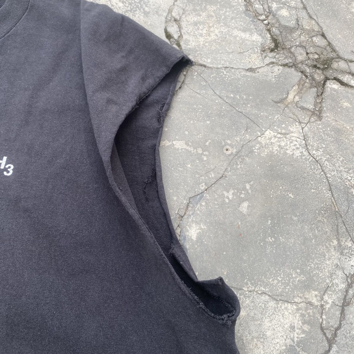 Vintage 1991 Caffeine Crop Sleeves tee Size US L / EU 52-54 / 3 - 4 Thumbnail