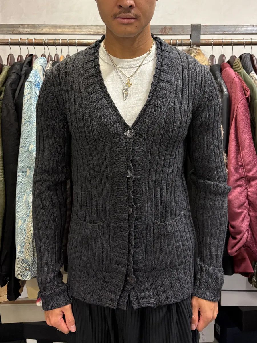 Dolce & Gabbana 2000s Dolce & Gabbana Dark Wool Cardigan Sweater Size US M / EU 48-50 / 2 - 2 Thumbnail
