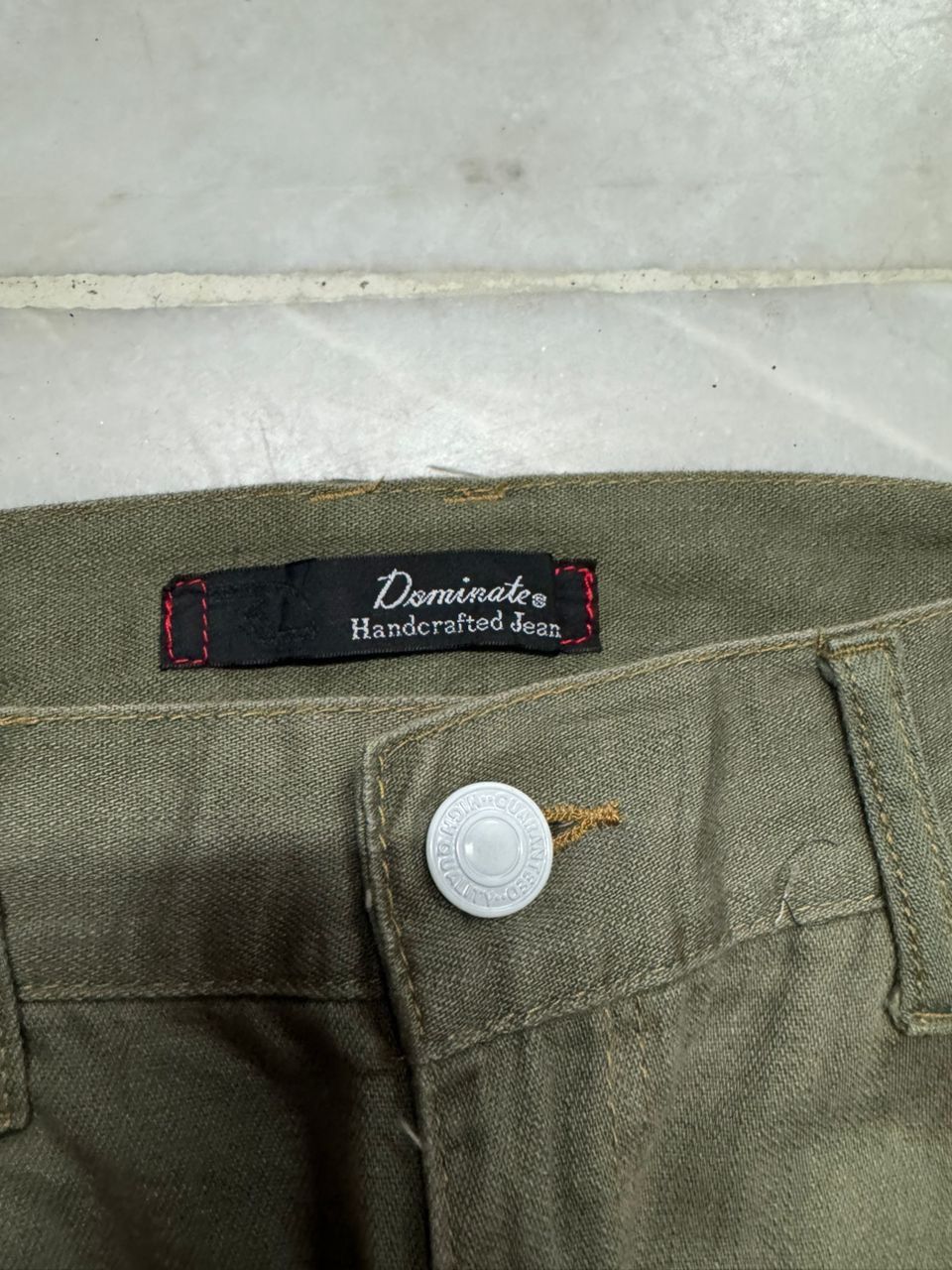 Tornado Mart 💥Sick💥Vintage Dominate Rusty Mudwash Distressed Patcher Jean Size US 31 - 9 Thumbnail