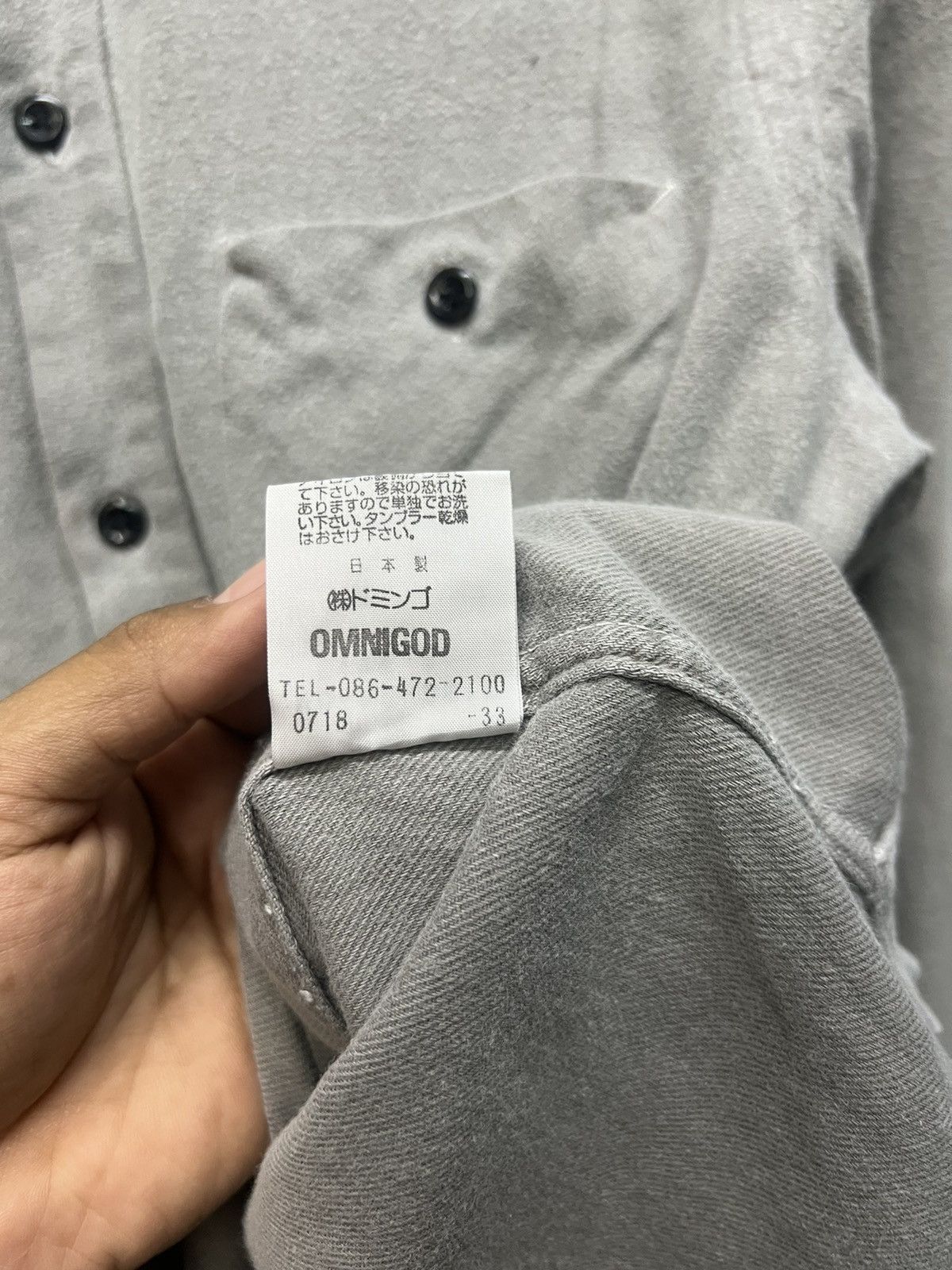 OMNIGOD Omnigod Natural Wear Shirt Longsleeve Size US S / EU 44-46 / 1 - 8 Thumbnail