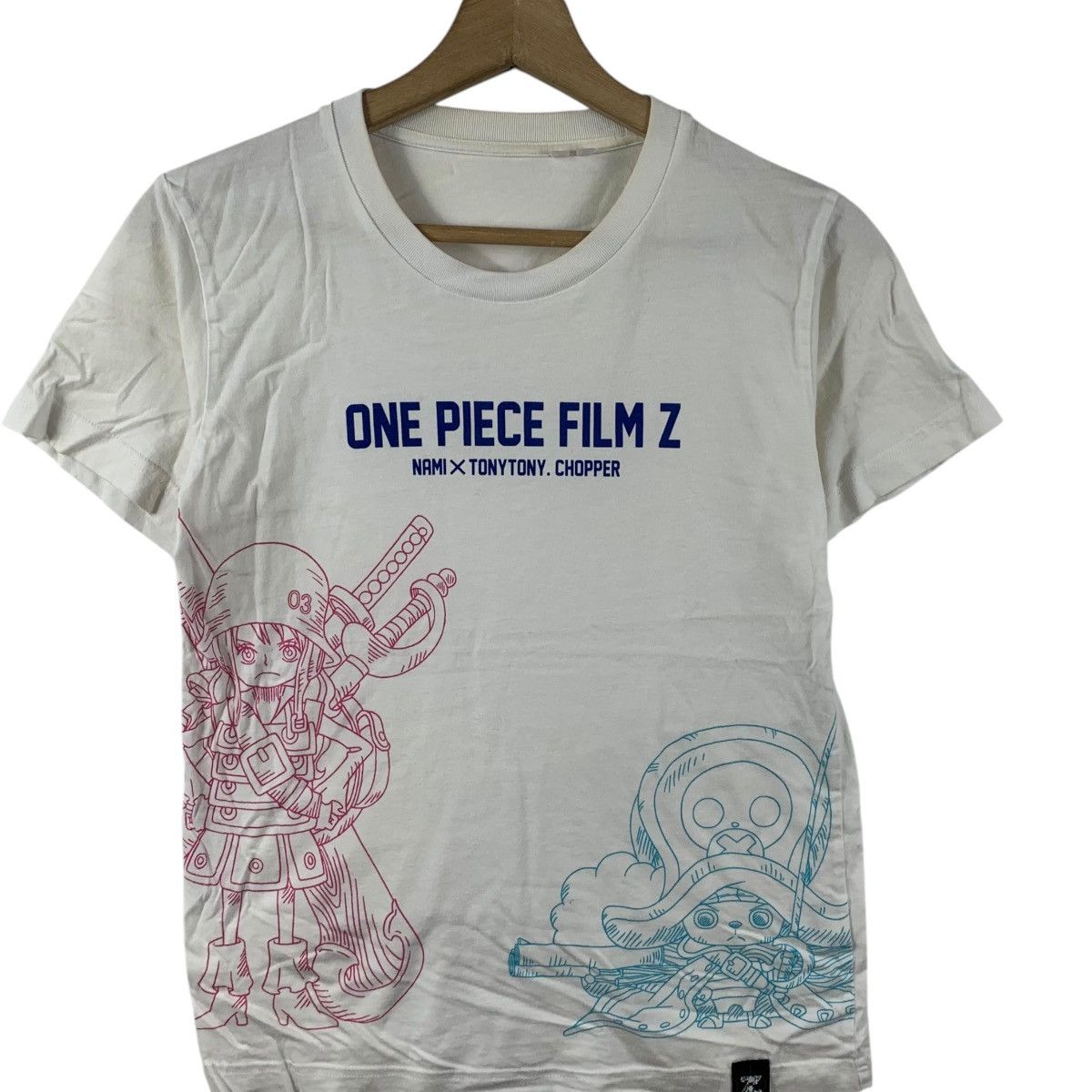 One Piece ONE PIECE FILM Z Nami & Chopper Luffy Crew Tee Shirt Top Size XS / US 0-2 / IT 36-38 - 3 Thumbnail