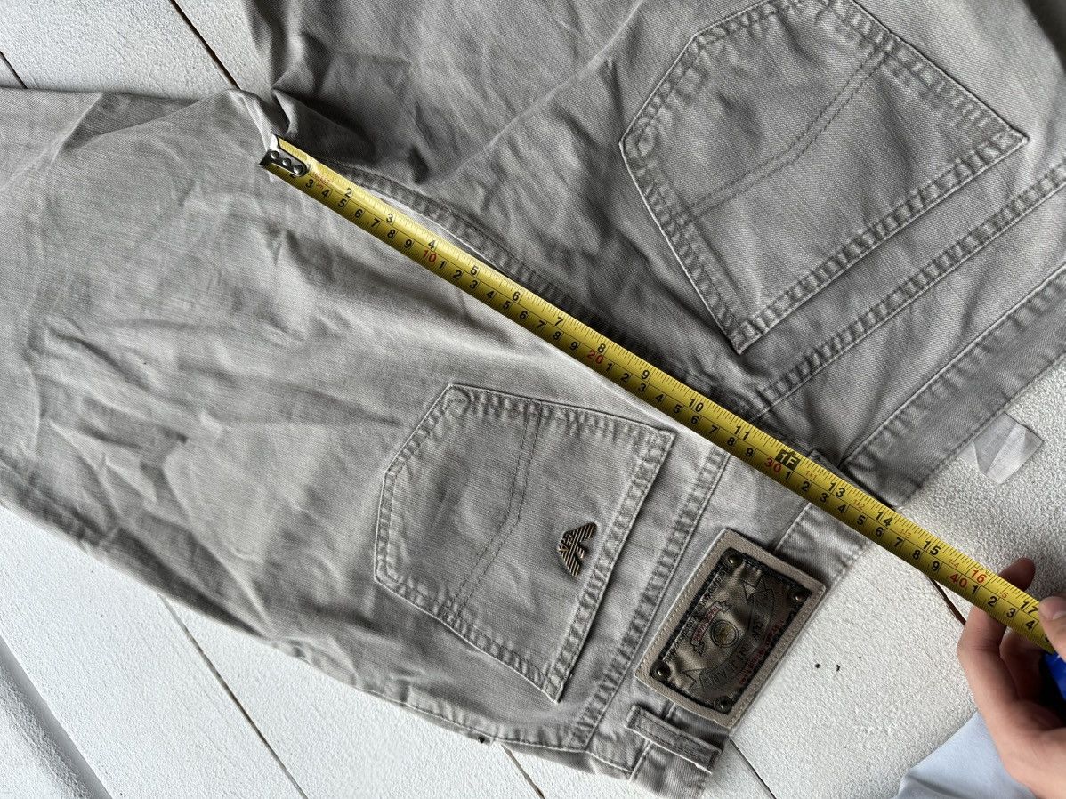 Giorgio Armani VNTG🚨90s Armani Jeans Denim Gray Baggy Mens Pants 30US Size US 32 / EU 48 - 19 Thumbnail