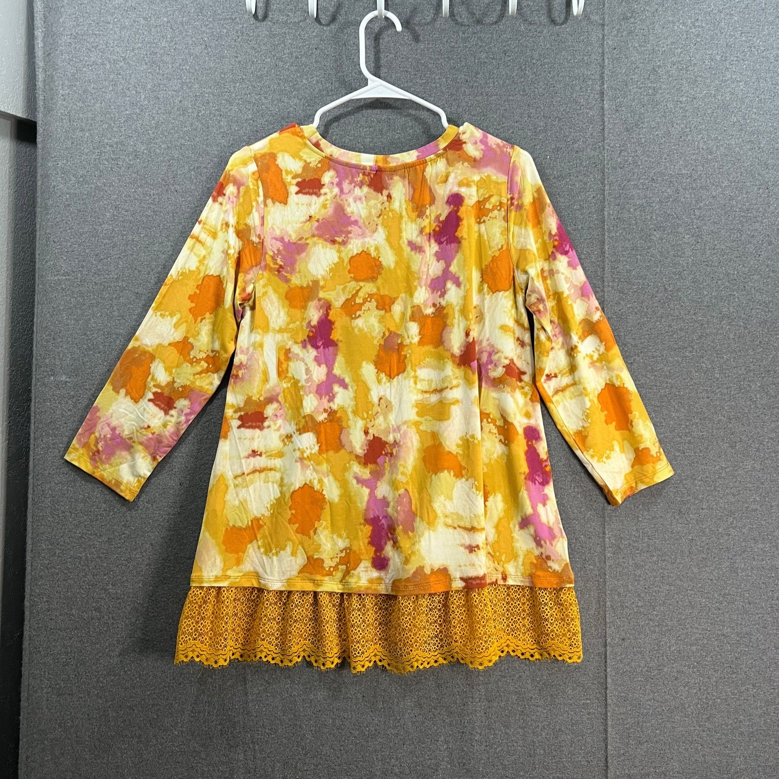 Other LOGO by Lori Goldstein Rayon 230 Printed Top with Size S / US 4 / IT 40 - 2 Thumbnail