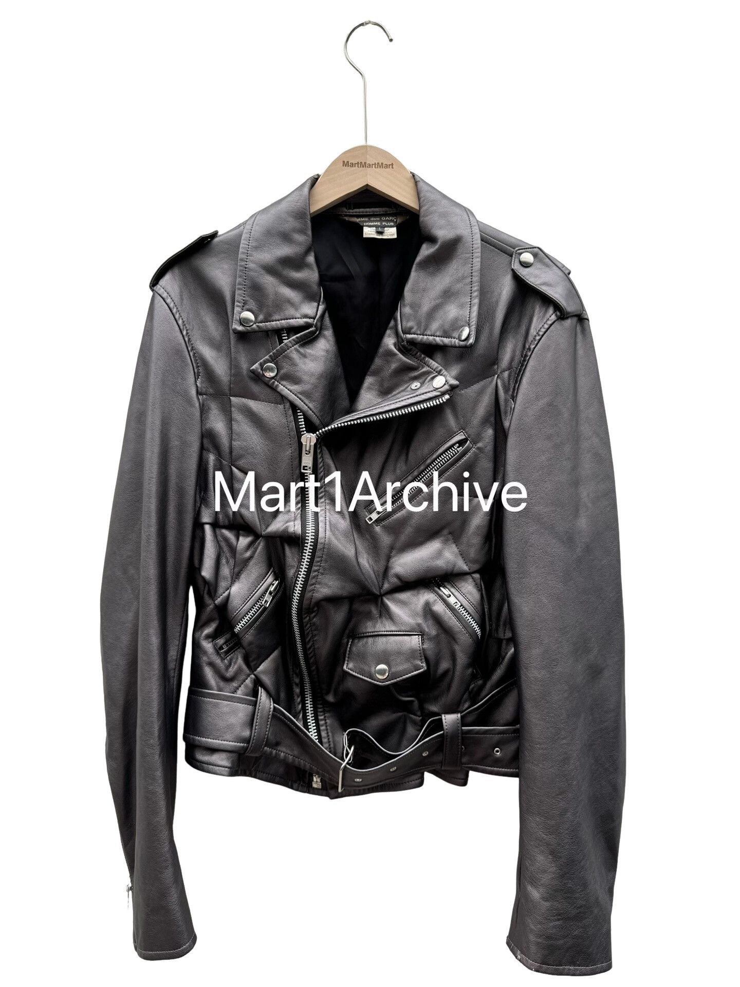 Comme des Garcons Comme Des Garçons Homme Plus Paneled Faux Leather Jacket US Size US L / EU 52-54 / 3 - 1 Thumbnail