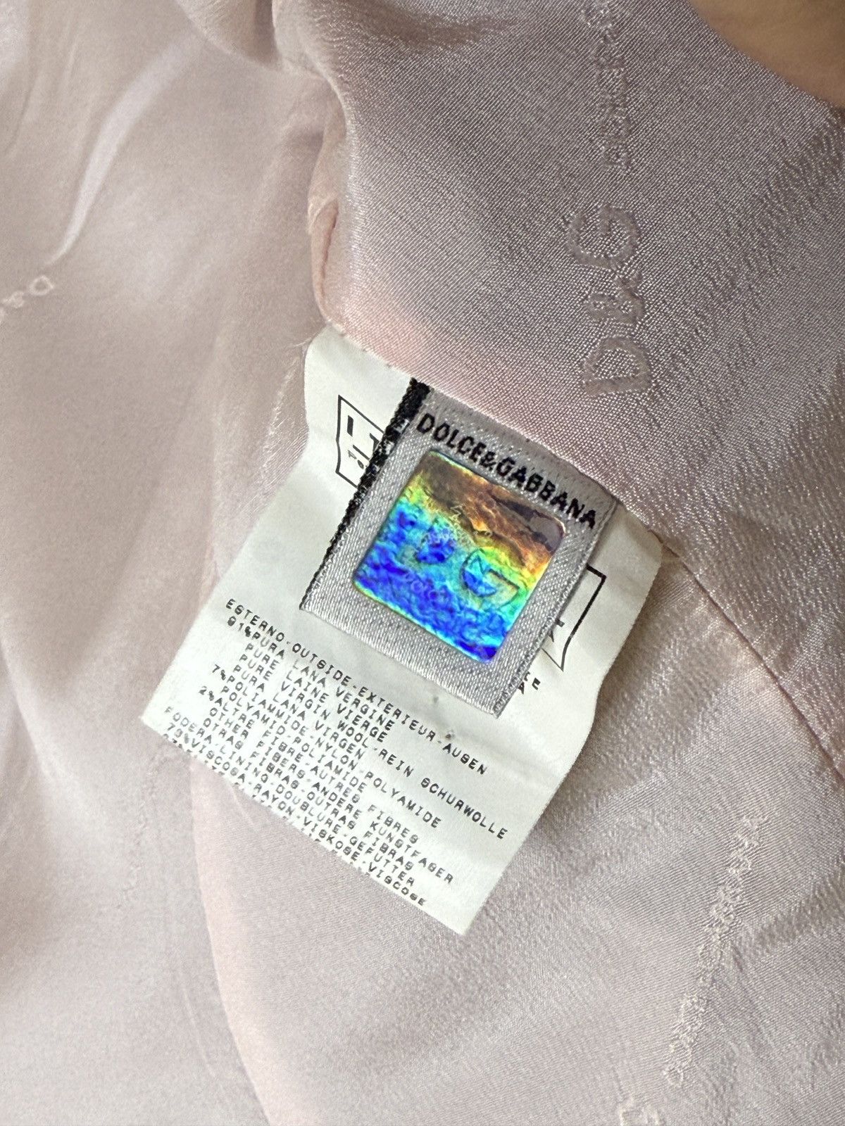 Dolce & Gabbana Vibtage Dolce & Gabbana Wool Blazer Size M / US 6-8 / IT 42-44 - 9 Thumbnail