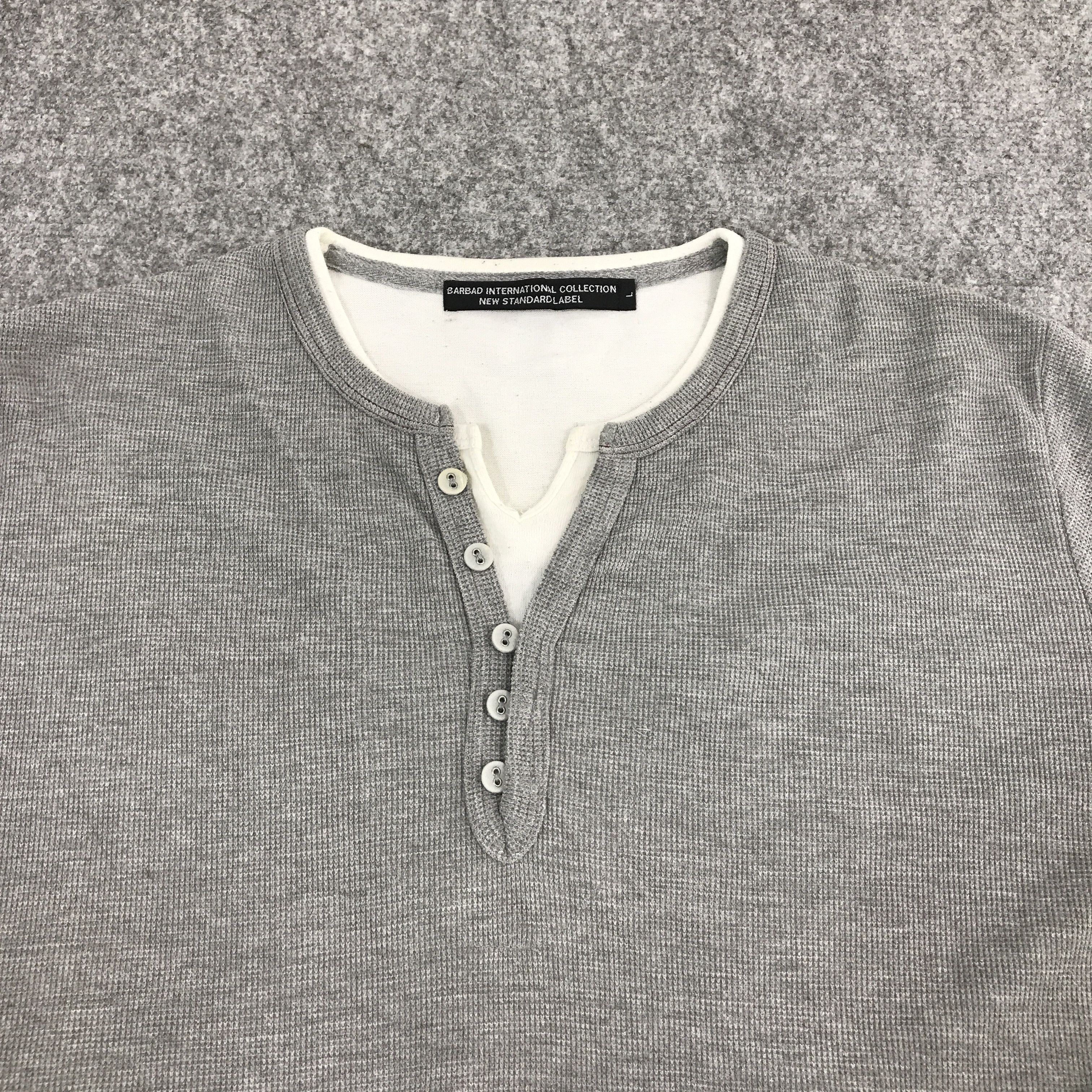 Japanese Brand DOUBLE COLLOR PUNK SYLE NEW STANDARDLABEL TSHIRTS Size US L / EU 52-54 / 3 - 7 Thumbnail