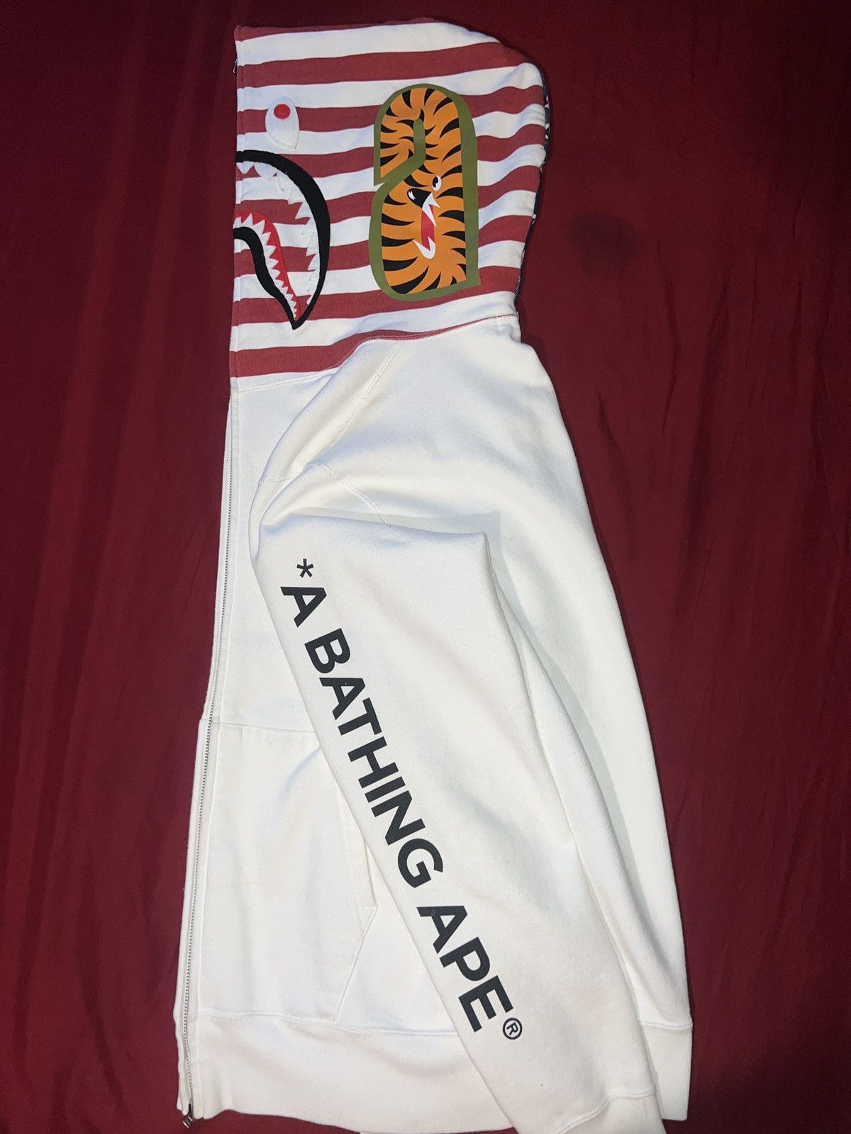 Bape BAPE USA Flag Hoodie Size US L / EU 52-54 / 3 - 3 Thumbnail