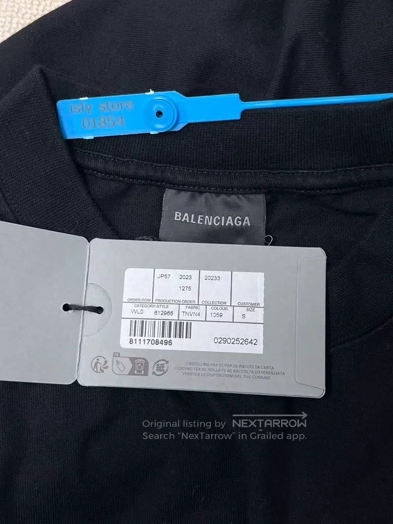 Balenciaga Balenciaga Letter print round neck short sleeve T-shirt Size US S / EU 44-46 / 1 - 4 Thumbnail