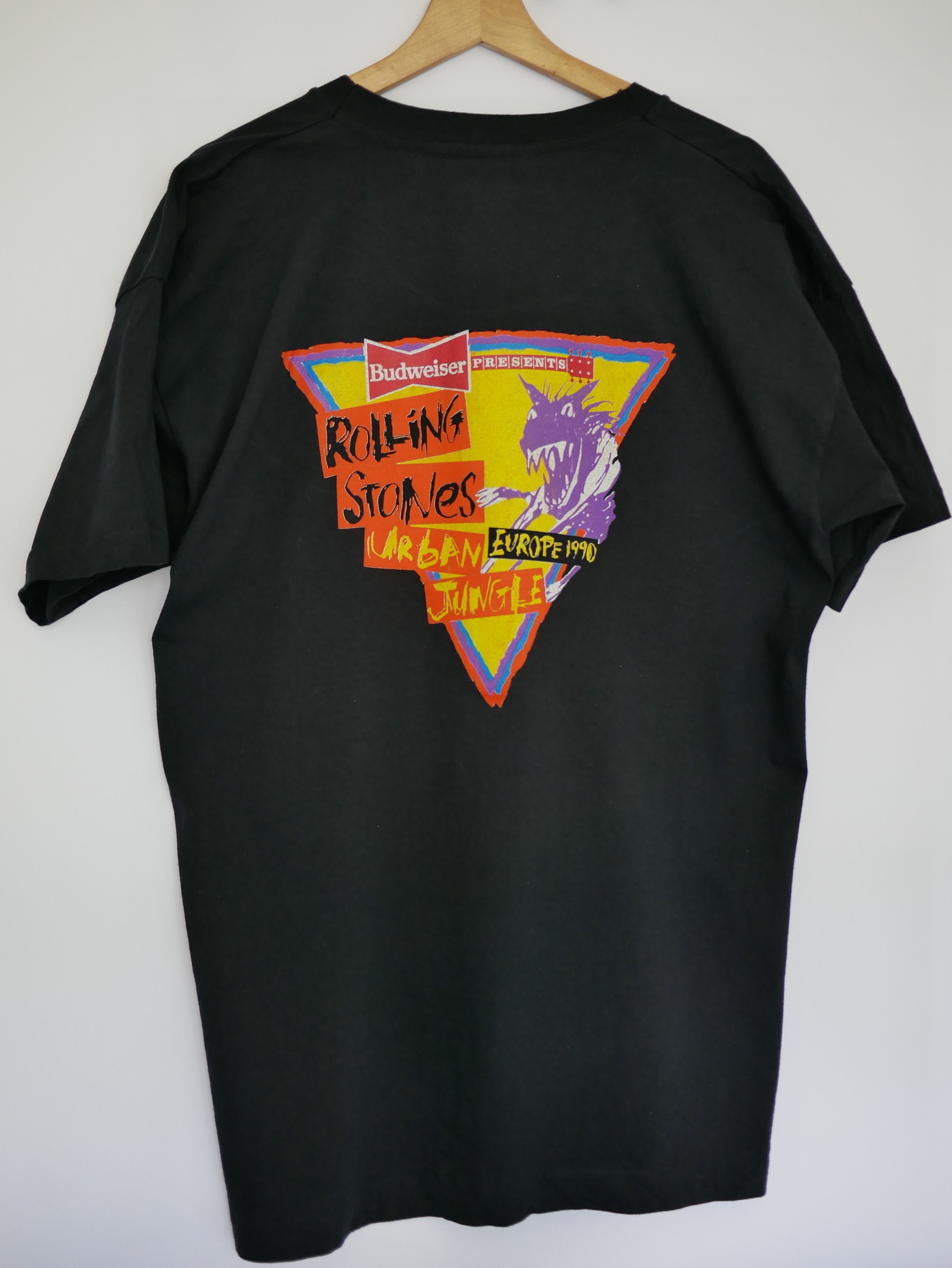 The Rolling Stones 1990 Rolling Stones Urban Jungle CREW Budweiser T-Shirt XL Size US XL / EU 56 / 4 - 1 Thumbnail