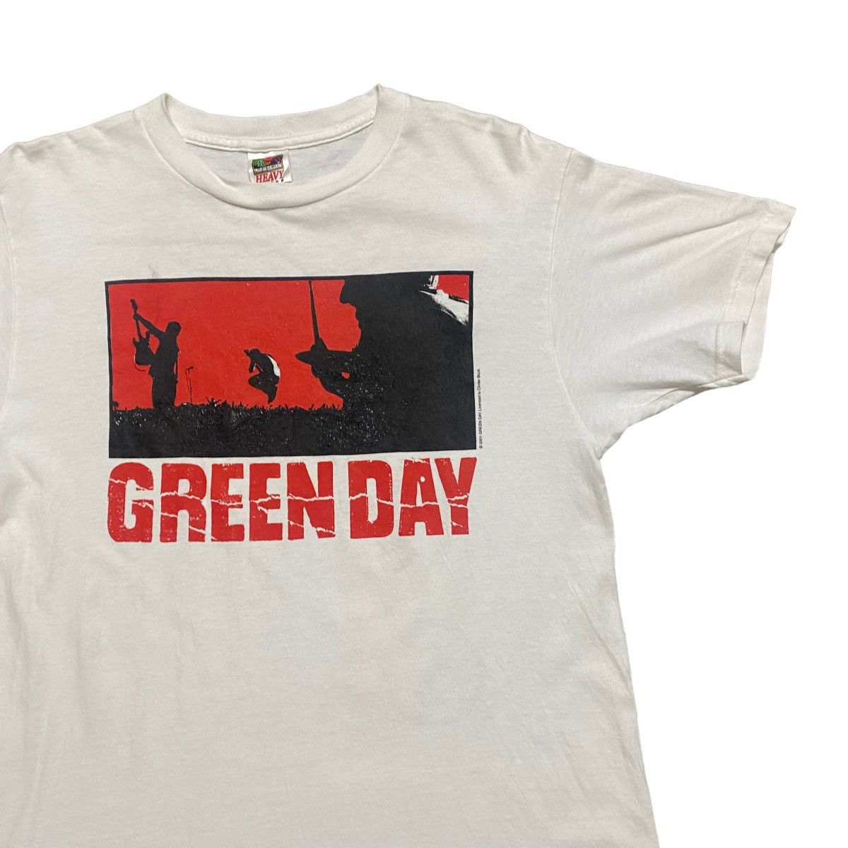 Vintage ©️2001 Vintage Green Day World Tour by Cinder Block Size US M / EU 48-50 / 2 - 4 Thumbnail