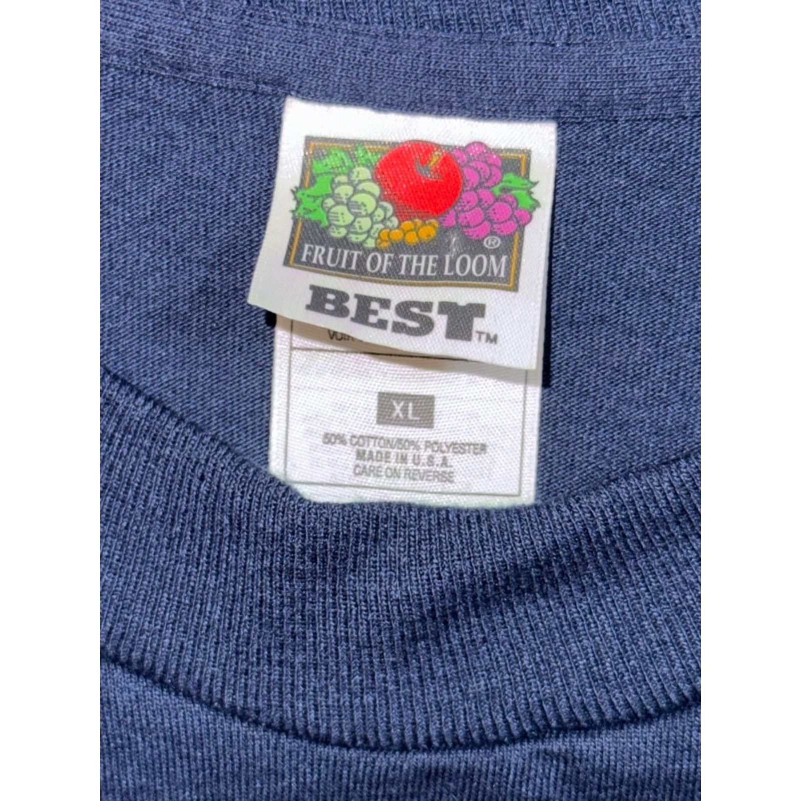 Fruit Of The Loom Rock & Roll Hall of Fame + Museum Navy Blue T-Shirt Size XL Size US XL / EU 56 / 4 - 3 Thumbnail
