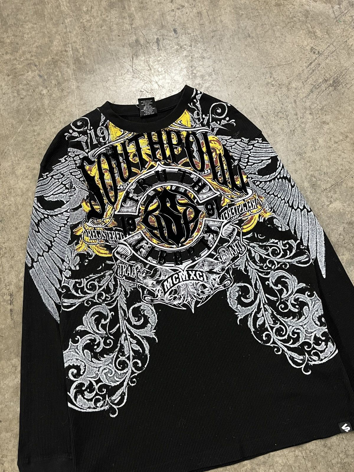 Southpole × Vintage Y2K affliction style grunge southpole thermal opium emo goth Size US XXL / EU 58 / 5 - 5 Thumbnail
