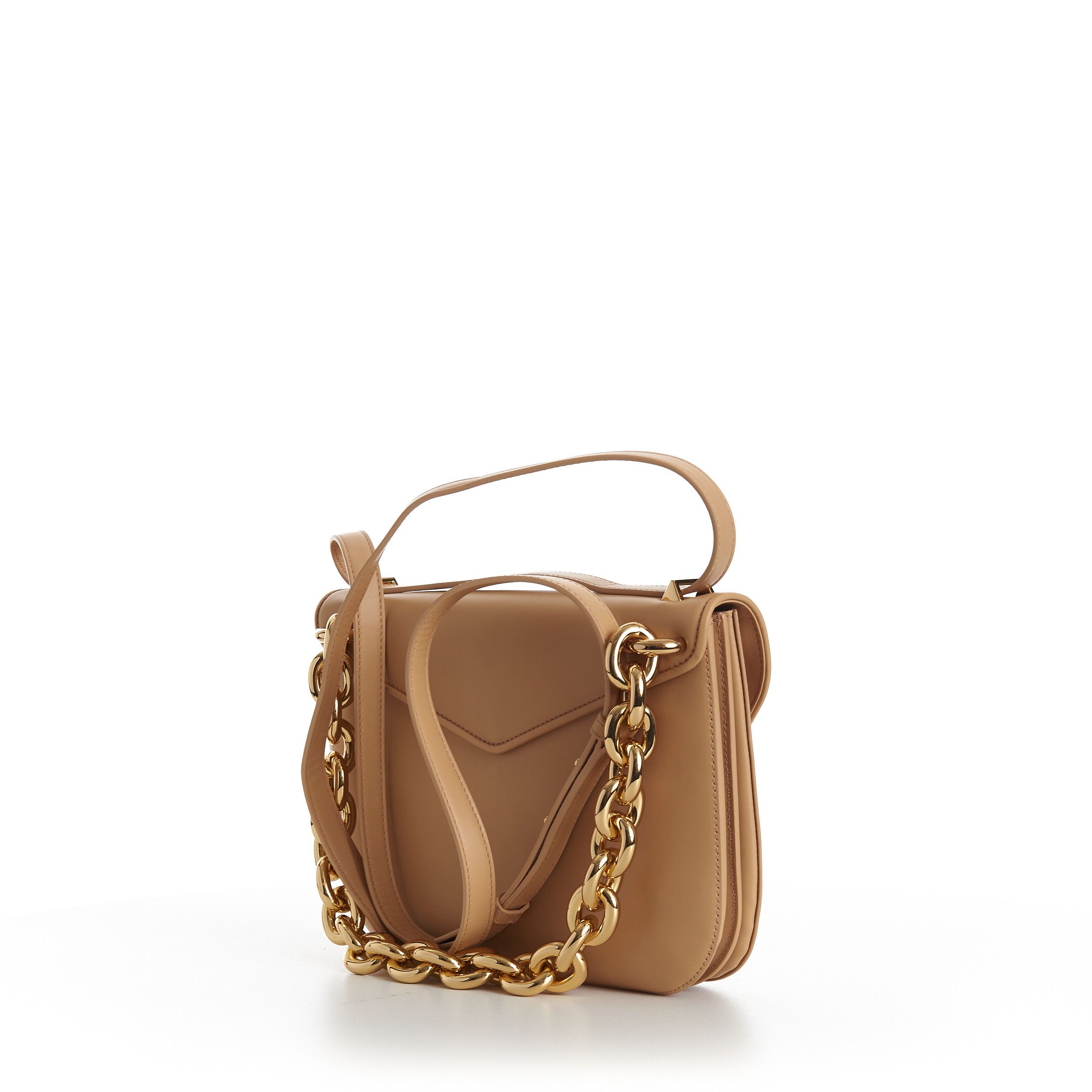 Bottega Veneta MOUNT Medium Envelope Chain Bag In Almond Leather Size ONE SIZE - 6 Thumbnail